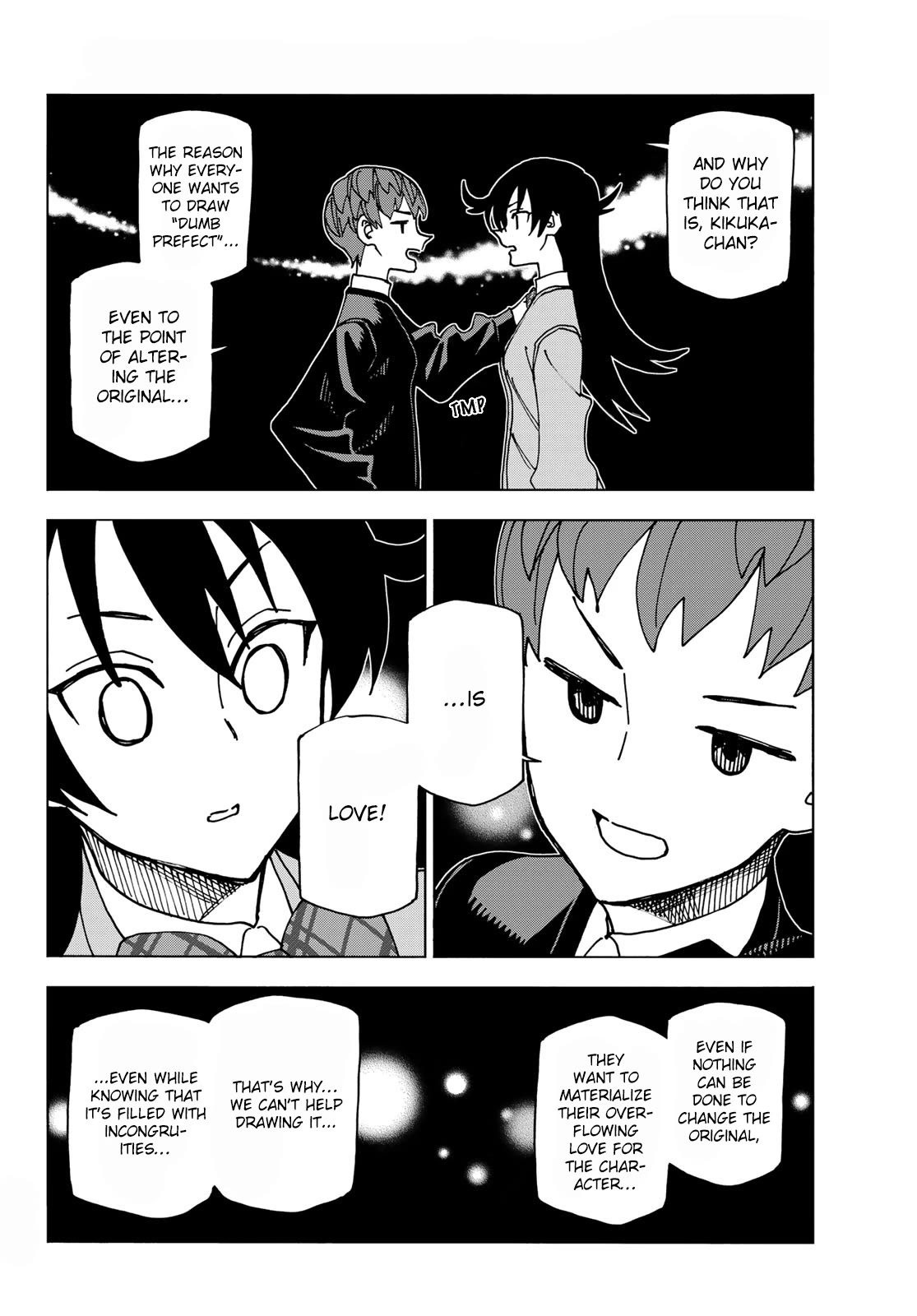 The Story Between a Dumb Prefect and a High School Girl with an Inappropriate Skirt Length Chapter 65 page 12 - Chapter 65: The story about the dumb newcomer and her creation activity