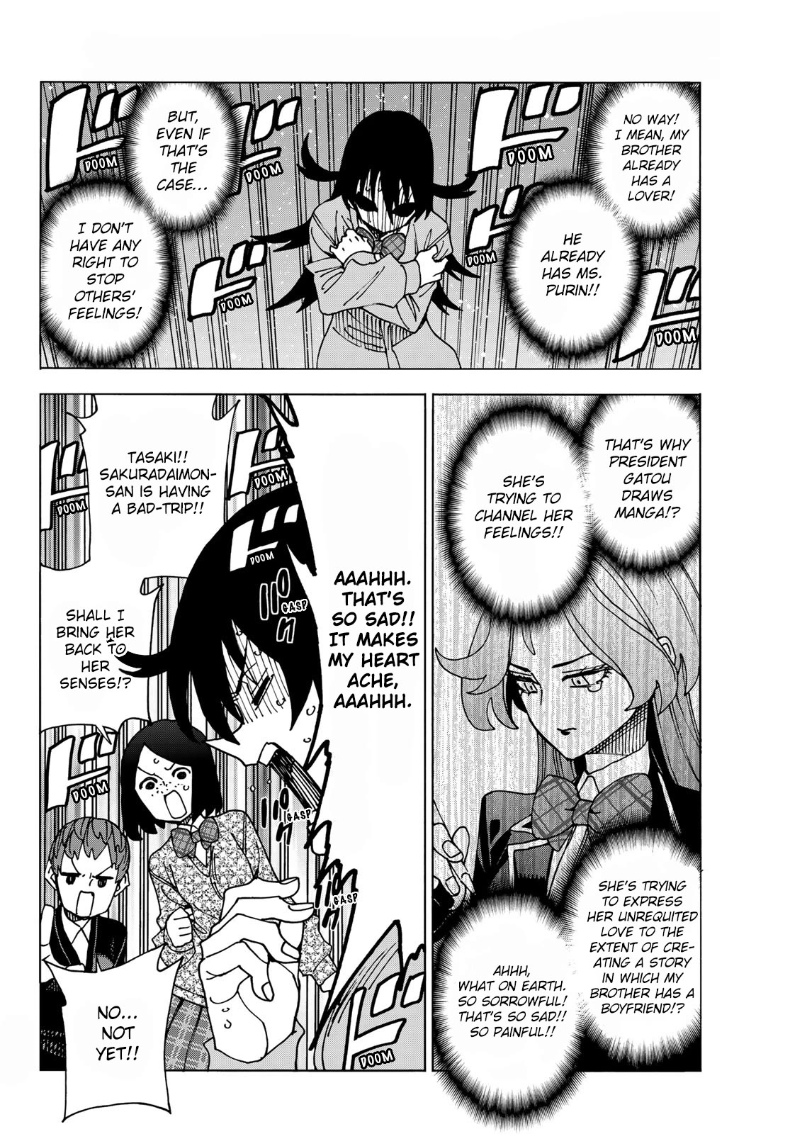 The Story Between a Dumb Prefect and a High School Girl with an Inappropriate Skirt Length Chapter 65 page 14 - Chapter 65: The story about the dumb newcomer and her creation activity