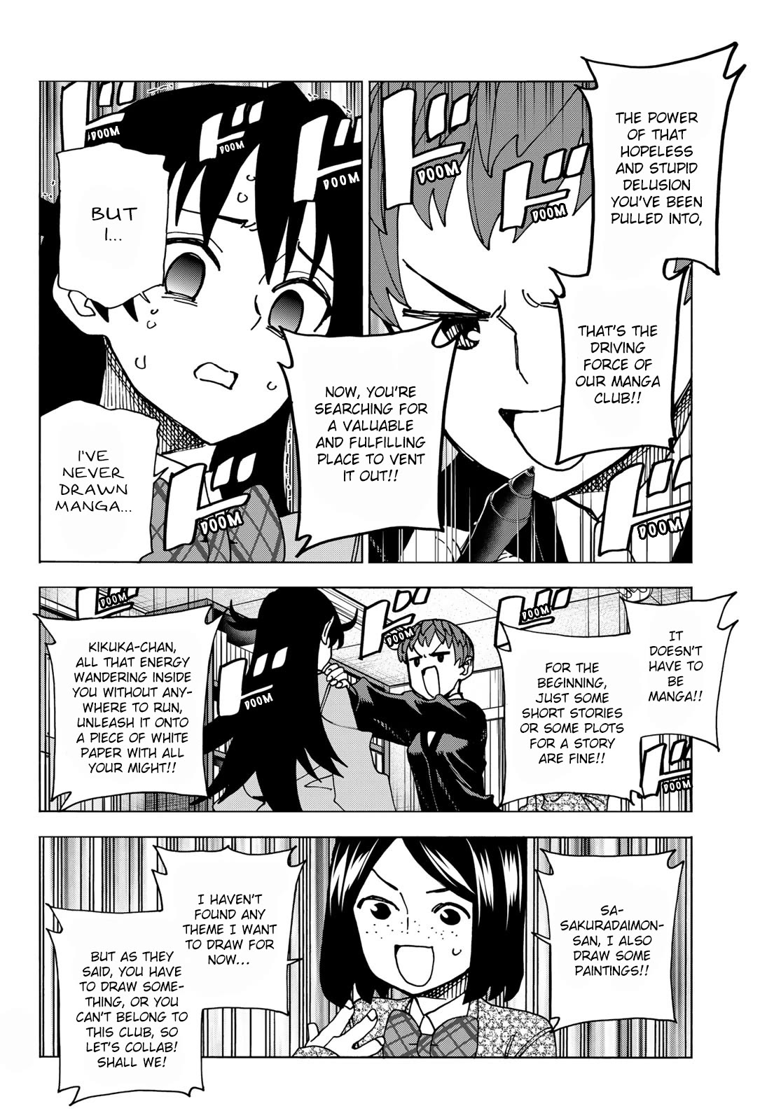 The Story Between a Dumb Prefect and a High School Girl with an Inappropriate Skirt Length Chapter 65 page 16 - Chapter 65: The story about the dumb newcomer and her creation activity