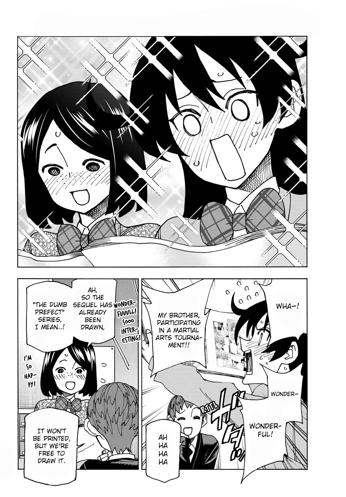 The Story Between a Dumb Prefect and a High School Girl with an Inappropriate Skirt Length Chapter 65 page 6 - Chapter 65: The story about the dumb newcomer and her creation activity