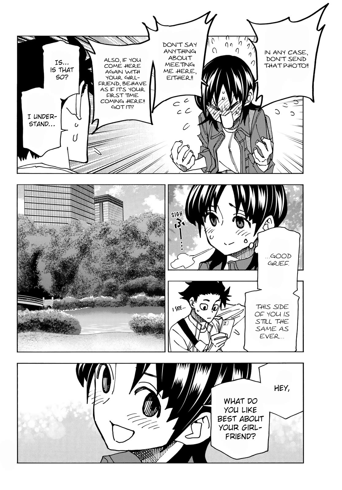 The Story Between a Dumb Prefect and a High School Girl with an Inappropriate Skirt Length Chapter 66 page 10 - Chapter 66: The Story of A Reunion Between the Dumb Prefect and His Old Friend.
