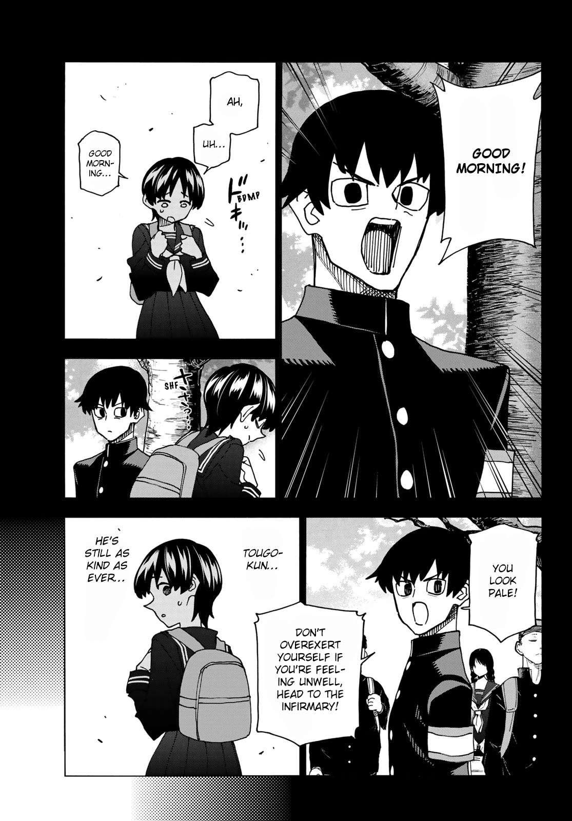 The Story Between a Dumb Prefect and a High School Girl with an Inappropriate Skirt Length Chapter 66 page 15 - Chapter 66: The Story of A Reunion Between the Dumb Prefect and His Old Friend.