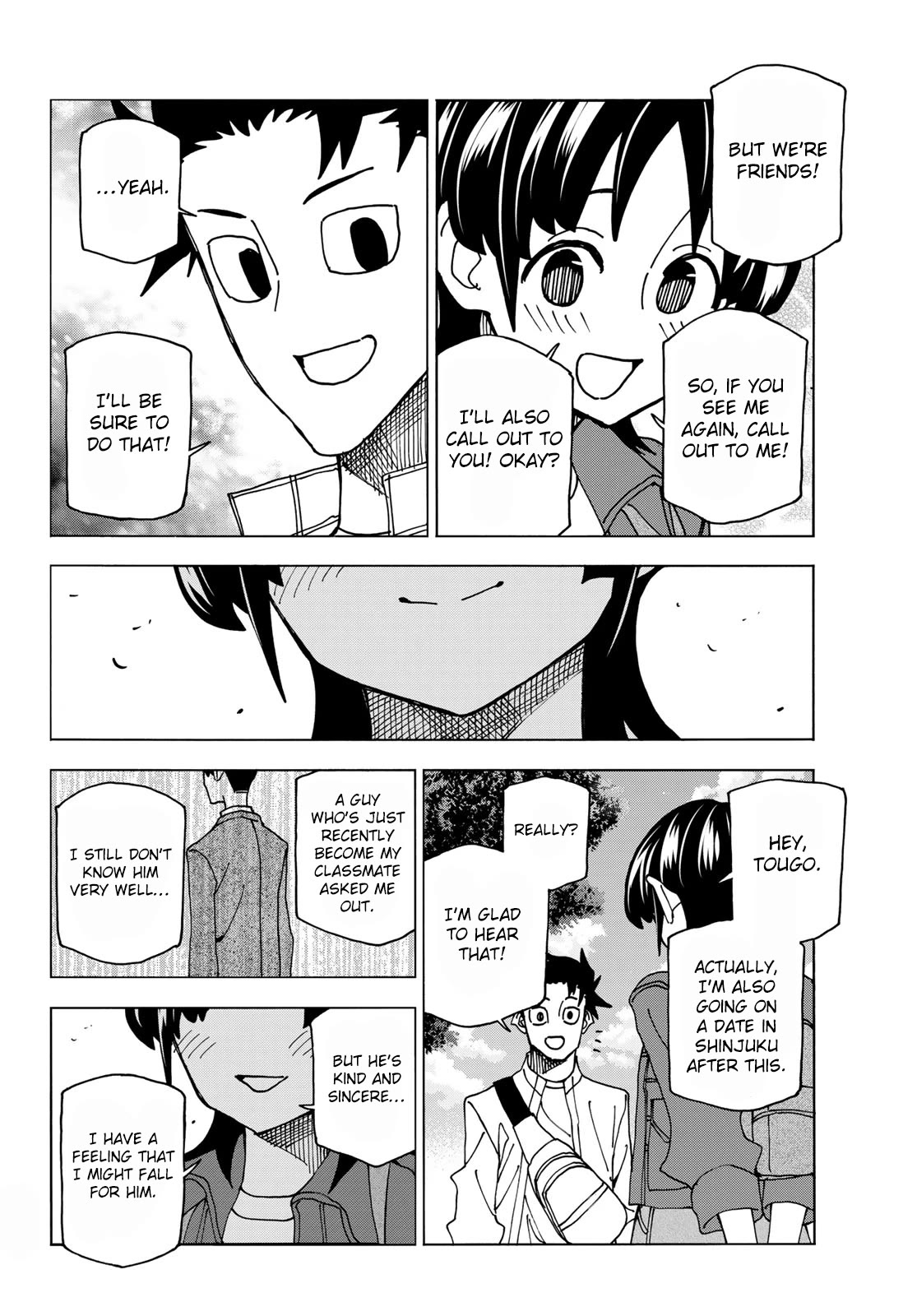 The Story Between a Dumb Prefect and a High School Girl with an Inappropriate Skirt Length Chapter 66 page 18 - Chapter 66: The Story of A Reunion Between the Dumb Prefect and His Old Friend.