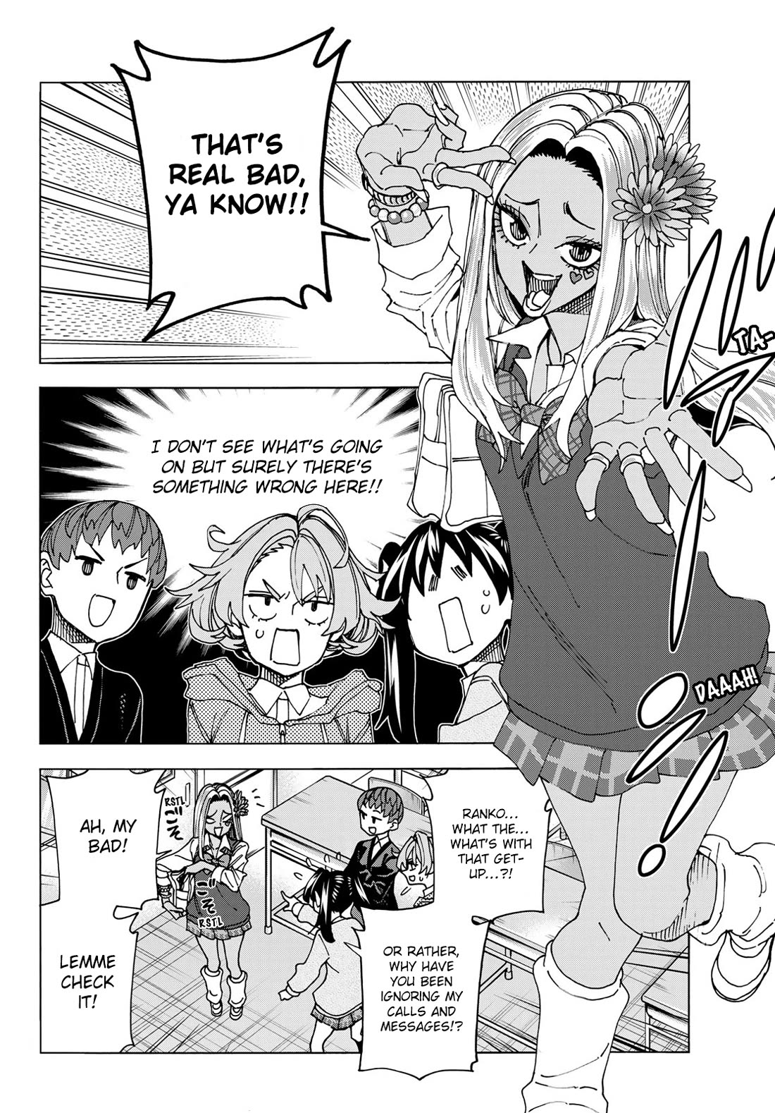 The Story Between a Dumb Prefect and a High School Girl with an Inappropriate Skirt Length Chapter 67 page 10 - Chapter 67: The Story About The Makeover of the Dumb Female Delinquent