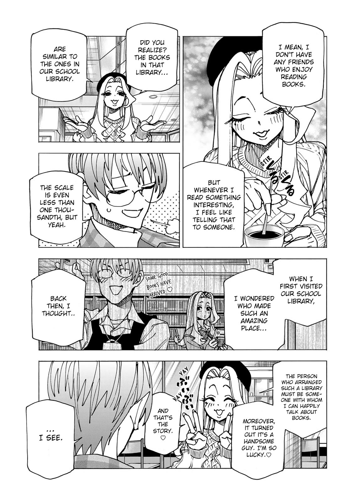 The Story Between a Dumb Prefect and a High School Girl with an Inappropriate Skirt Length Chapter 68 page 19 - Chapter 68: The Story of A Dumb Library Committee and An Avid-Reader Gyaru