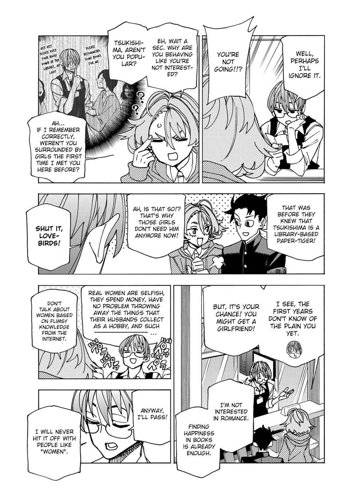 The Story Between a Dumb Prefect and a High School Girl with an Inappropriate Skirt Length Chapter 68 page 7 - Chapter 68: The Story of A Dumb Library Committee and An Avid-Reader Gyaru