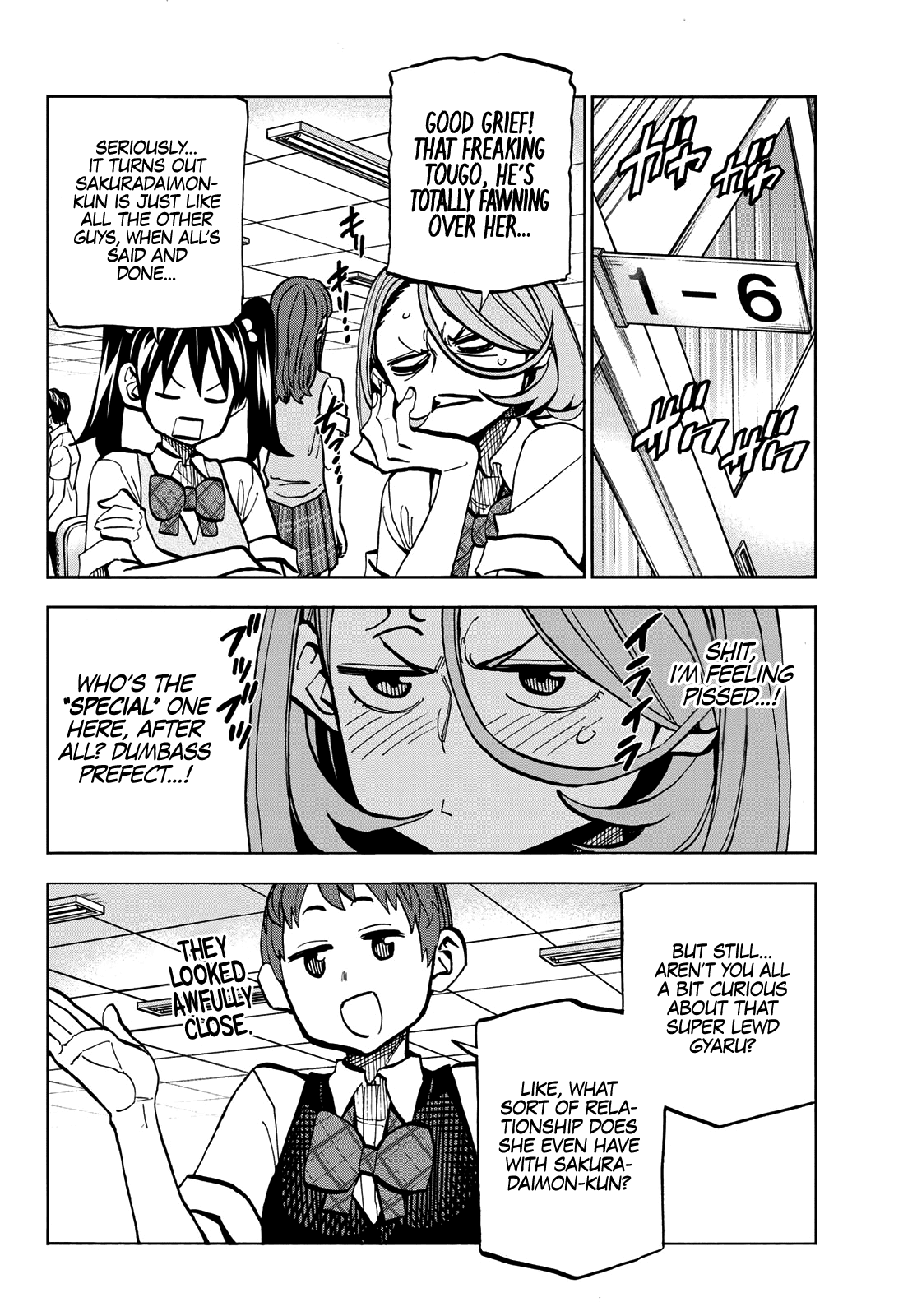 The Story Between a Dumb Prefect and a High School Girl with an Inappropriate Skirt Length Chapter 7 page 10 - Chapter 7: The Story about the Dumb Prefect and the Overly Friendly Gyaru Upperclassman