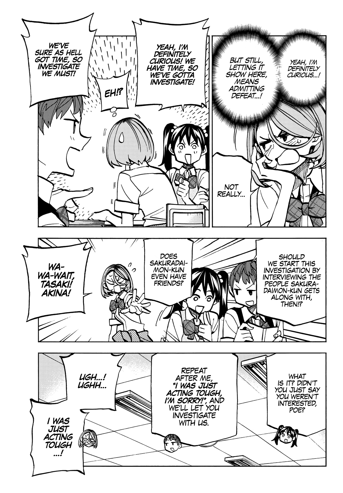 The Story Between a Dumb Prefect and a High School Girl with an Inappropriate Skirt Length Chapter 7 page 11 - Chapter 7: The Story about the Dumb Prefect and the Overly Friendly Gyaru Upperclassman