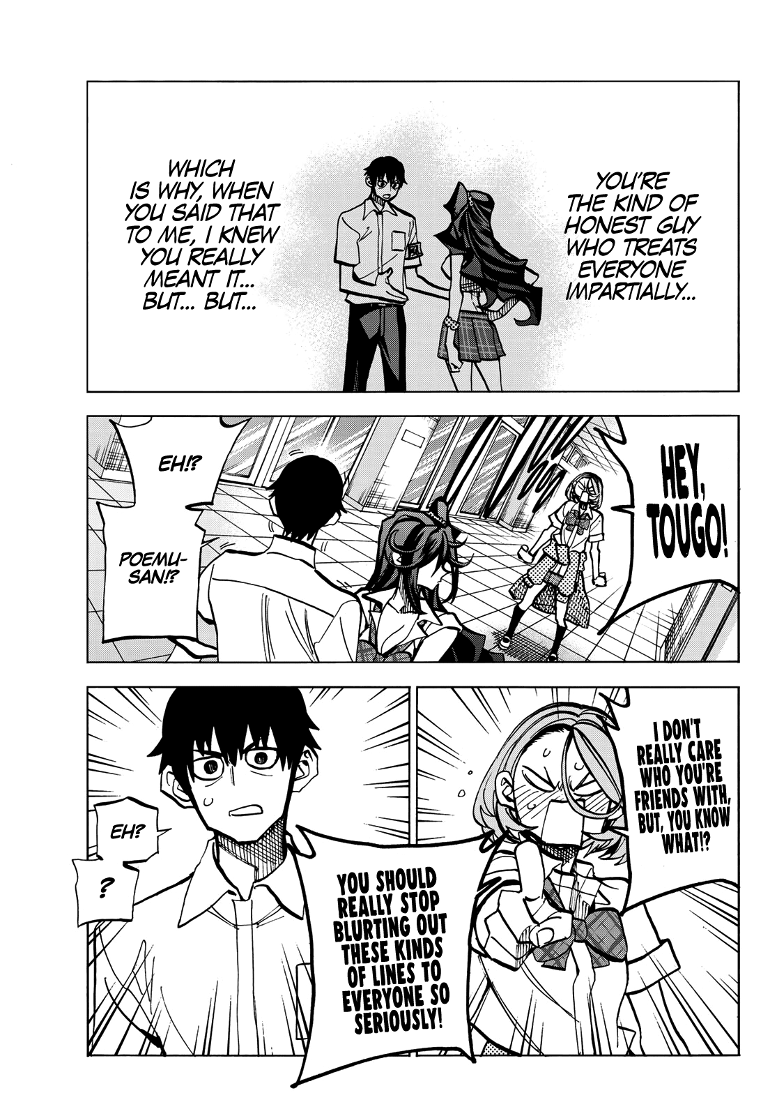 The Story Between a Dumb Prefect and a High School Girl with an Inappropriate Skirt Length Chapter 7 page 19 - Chapter 7: The Story about the Dumb Prefect and the Overly Friendly Gyaru Upperclassman