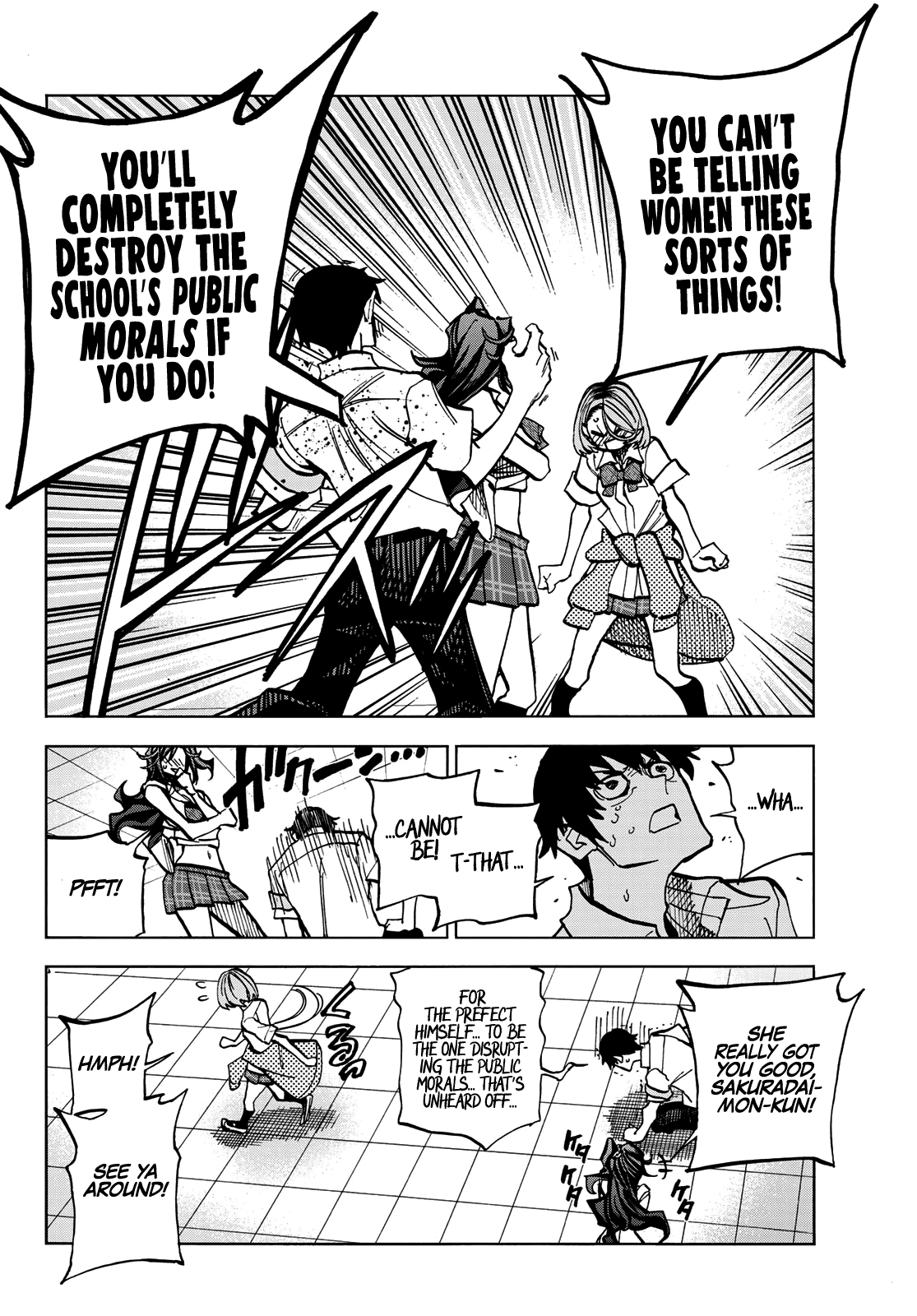 The Story Between a Dumb Prefect and a High School Girl with an Inappropriate Skirt Length Chapter 7 page 20 - Chapter 7: The Story about the Dumb Prefect and the Overly Friendly Gyaru Upperclassman
