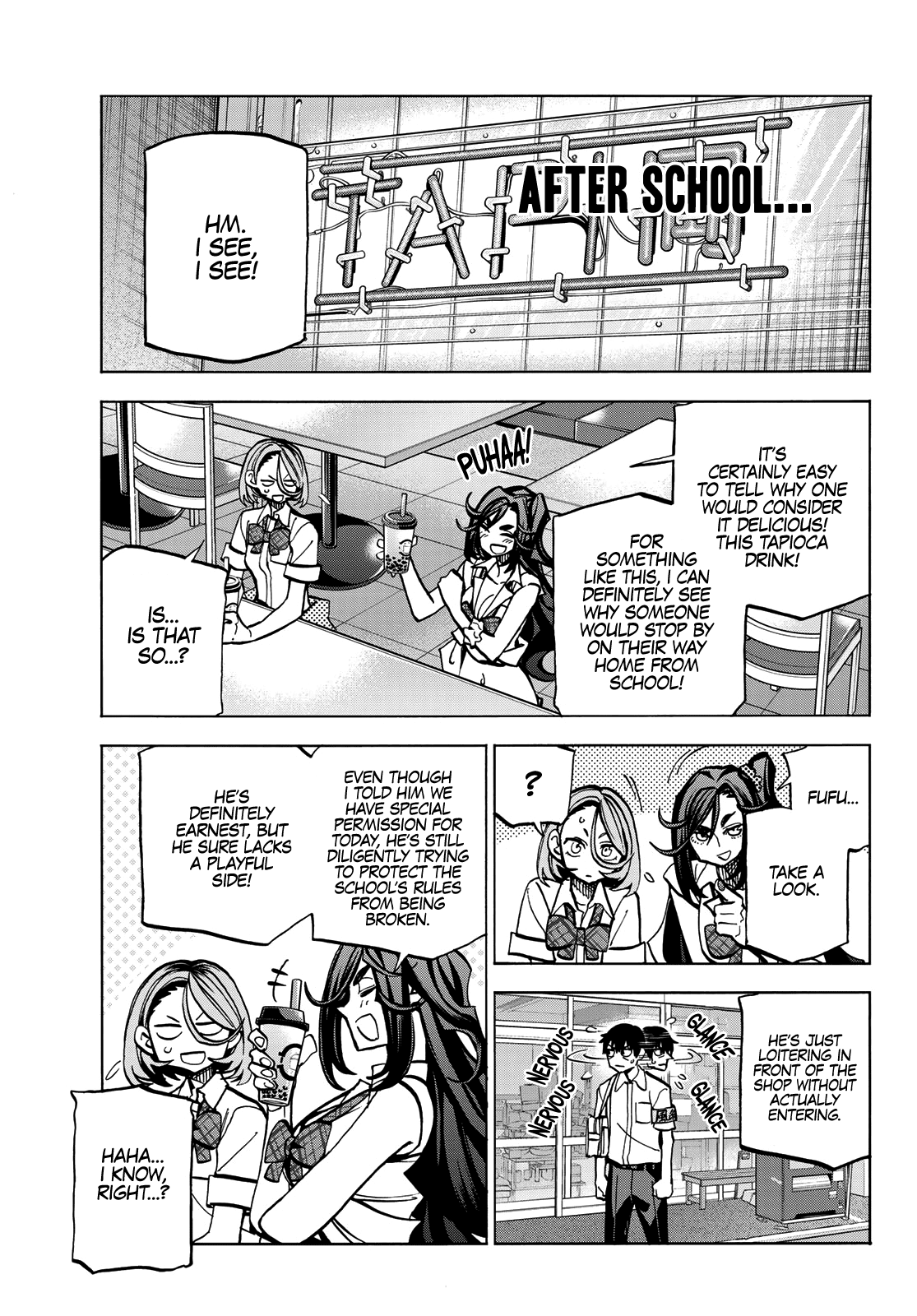 The Story Between a Dumb Prefect and a High School Girl with an Inappropriate Skirt Length Chapter 7 page 23 - Chapter 7: The Story about the Dumb Prefect and the Overly Friendly Gyaru Upperclassman