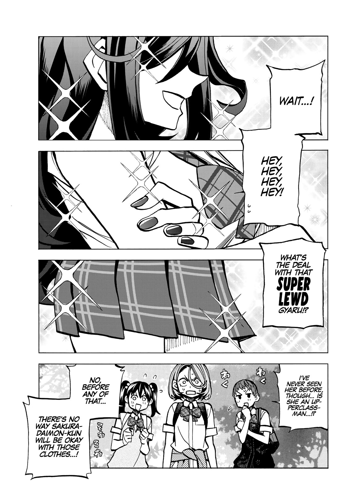 The Story Between a Dumb Prefect and a High School Girl with an Inappropriate Skirt Length Chapter 7 page 5 - Chapter 7: The Story about the Dumb Prefect and the Overly Friendly Gyaru Upperclassman