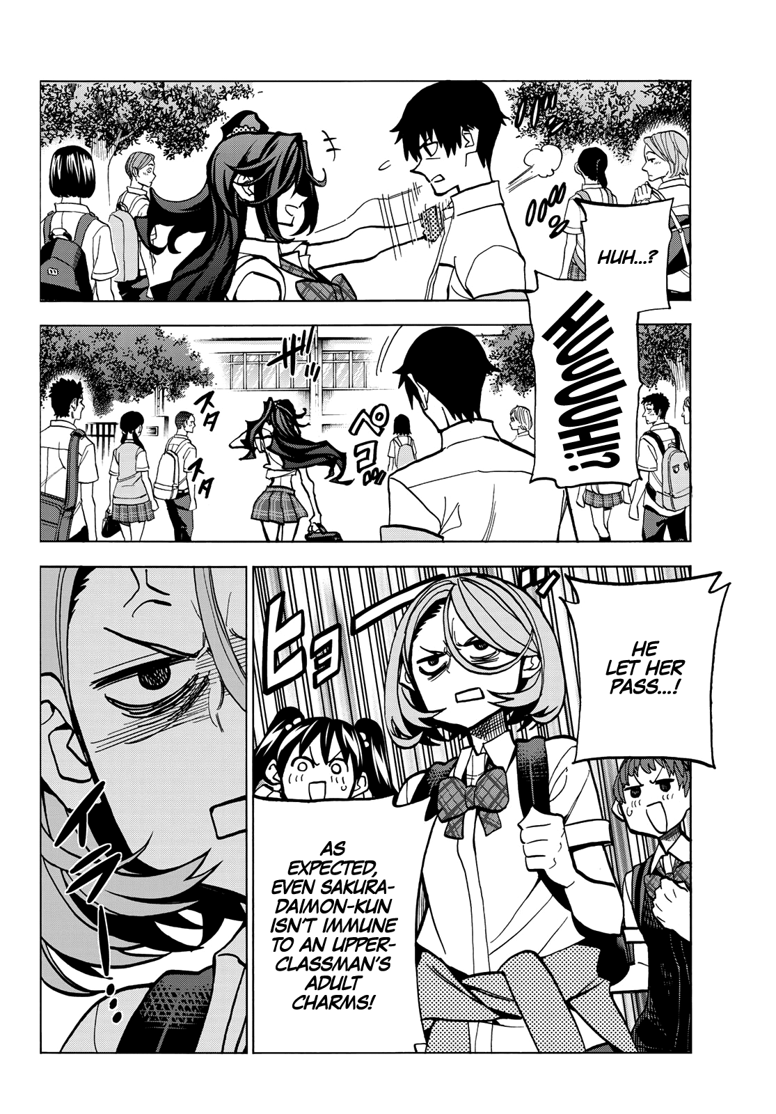 The Story Between a Dumb Prefect and a High School Girl with an Inappropriate Skirt Length Chapter 7 page 6 - Chapter 7: The Story about the Dumb Prefect and the Overly Friendly Gyaru Upperclassman