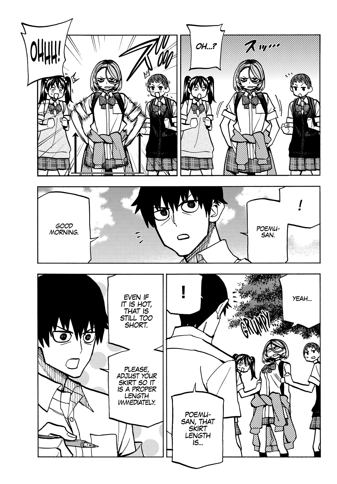 The Story Between a Dumb Prefect and a High School Girl with an Inappropriate Skirt Length Chapter 7 page 7 - Chapter 7: The Story about the Dumb Prefect and the Overly Friendly Gyaru Upperclassman