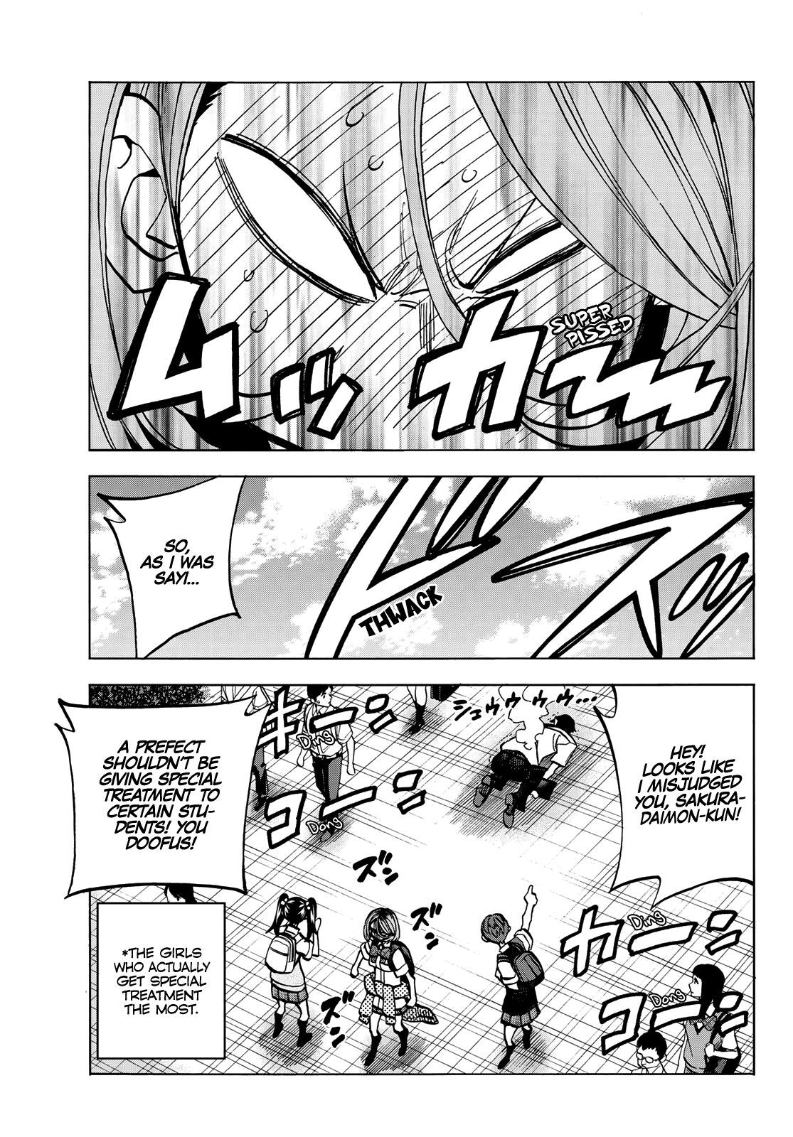 The Story Between a Dumb Prefect and a High School Girl with an Inappropriate Skirt Length Chapter 7 page 9 - Chapter 7: The Story about the Dumb Prefect and the Overly Friendly Gyaru Upperclassman