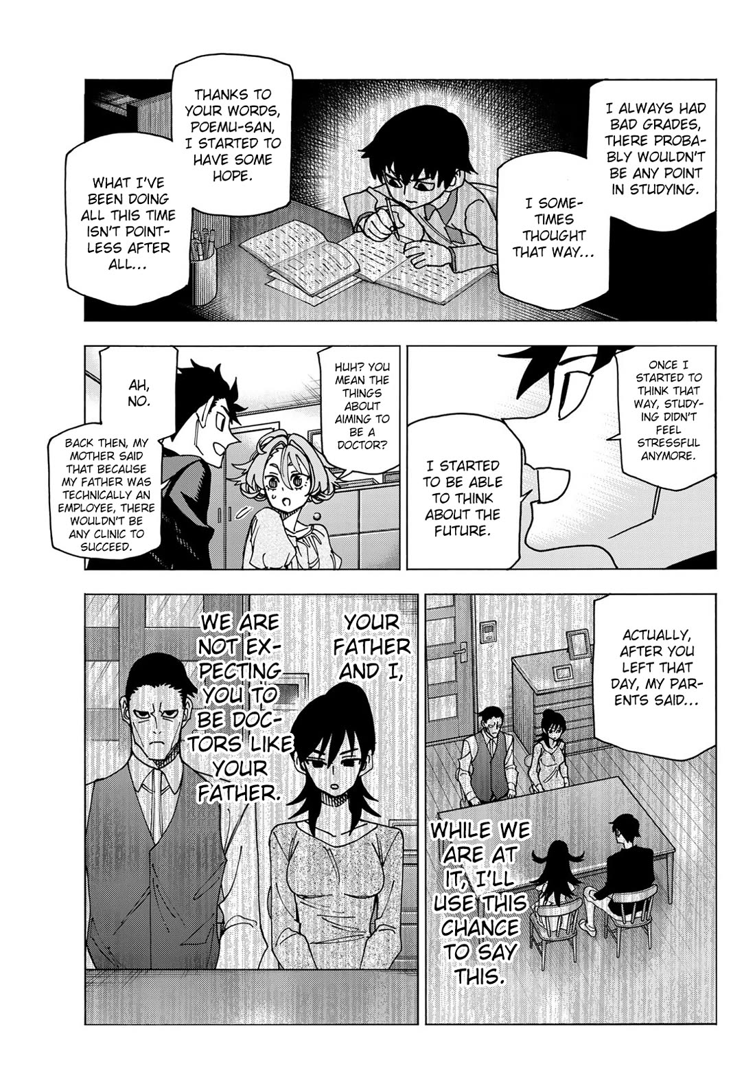 The Story Between a Dumb Prefect and a High School Girl with an Inappropriate Skirt Length Chapter 70 page 17 - Chapter 70: The Story of the Future of the Dumb Prefect and the High School Girl With an inappropriate Skirt Length