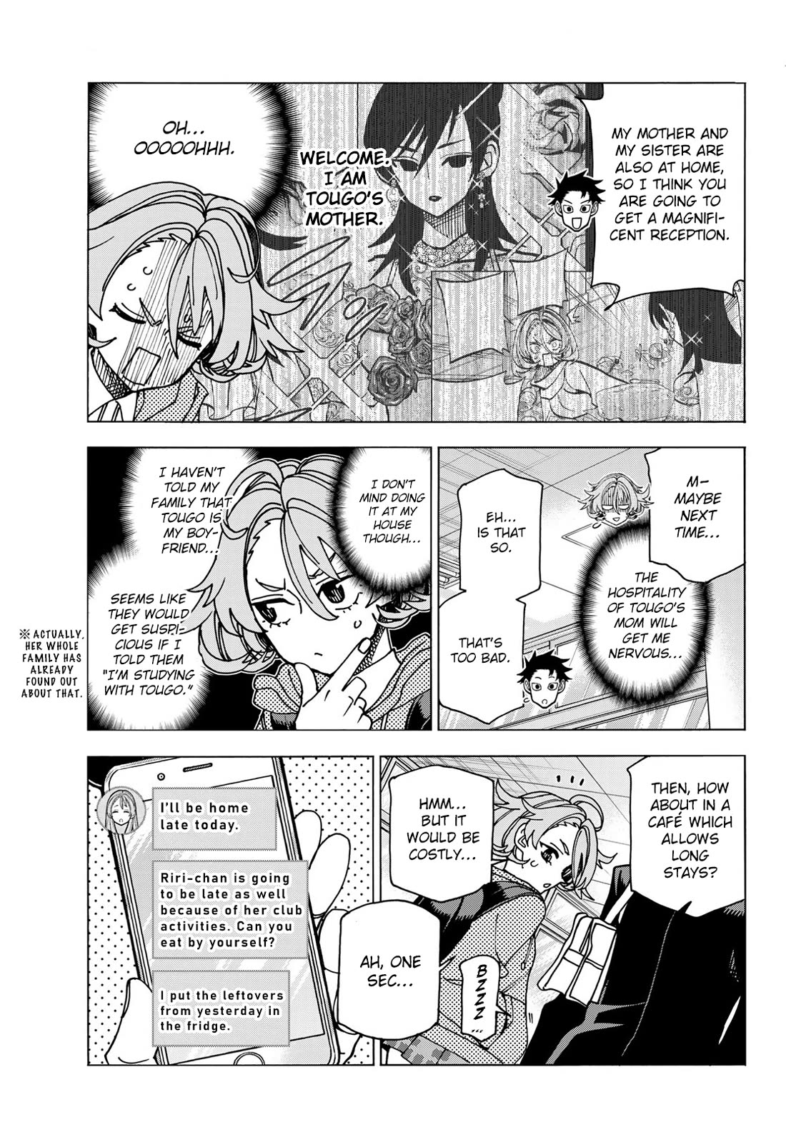 The Story Between a Dumb Prefect and a High School Girl with an Inappropriate Skirt Length Chapter 70 page 7 - Chapter 70: The Story of the Future of the Dumb Prefect and the High School Girl With an inappropriate Skirt Length