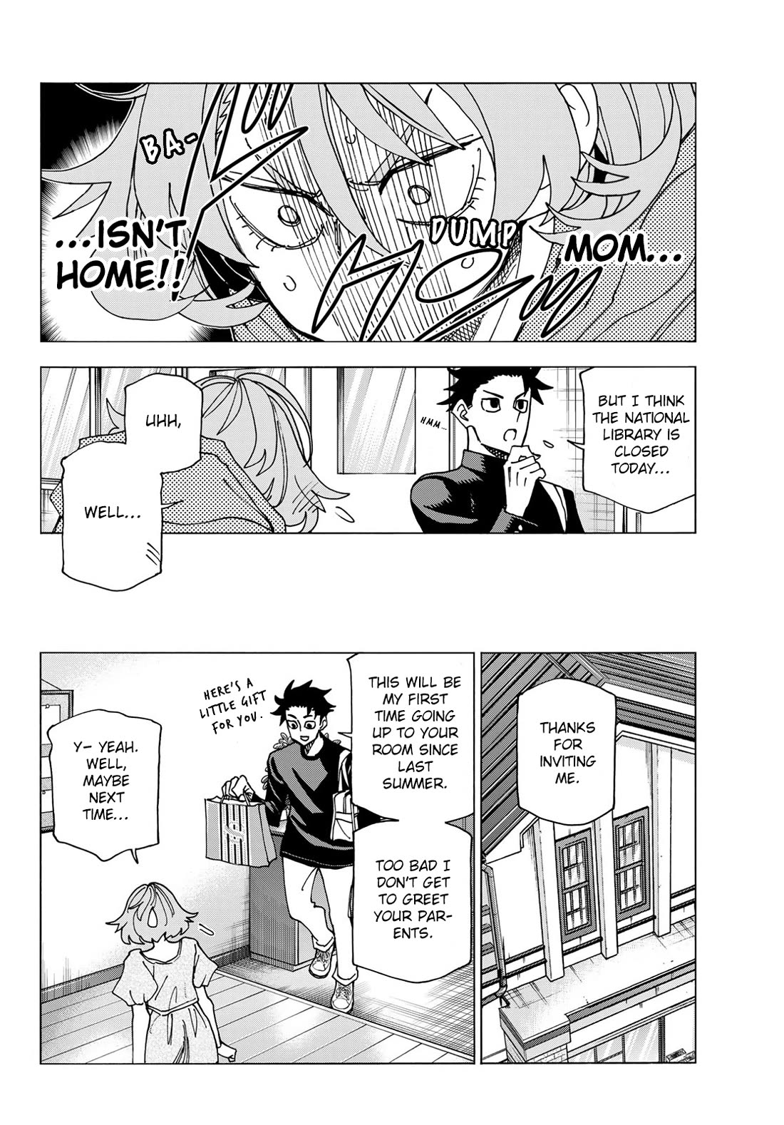 The Story Between a Dumb Prefect and a High School Girl with an Inappropriate Skirt Length Chapter 70 page 8 - Chapter 70: The Story of the Future of the Dumb Prefect and the High School Girl With an inappropriate Skirt Length