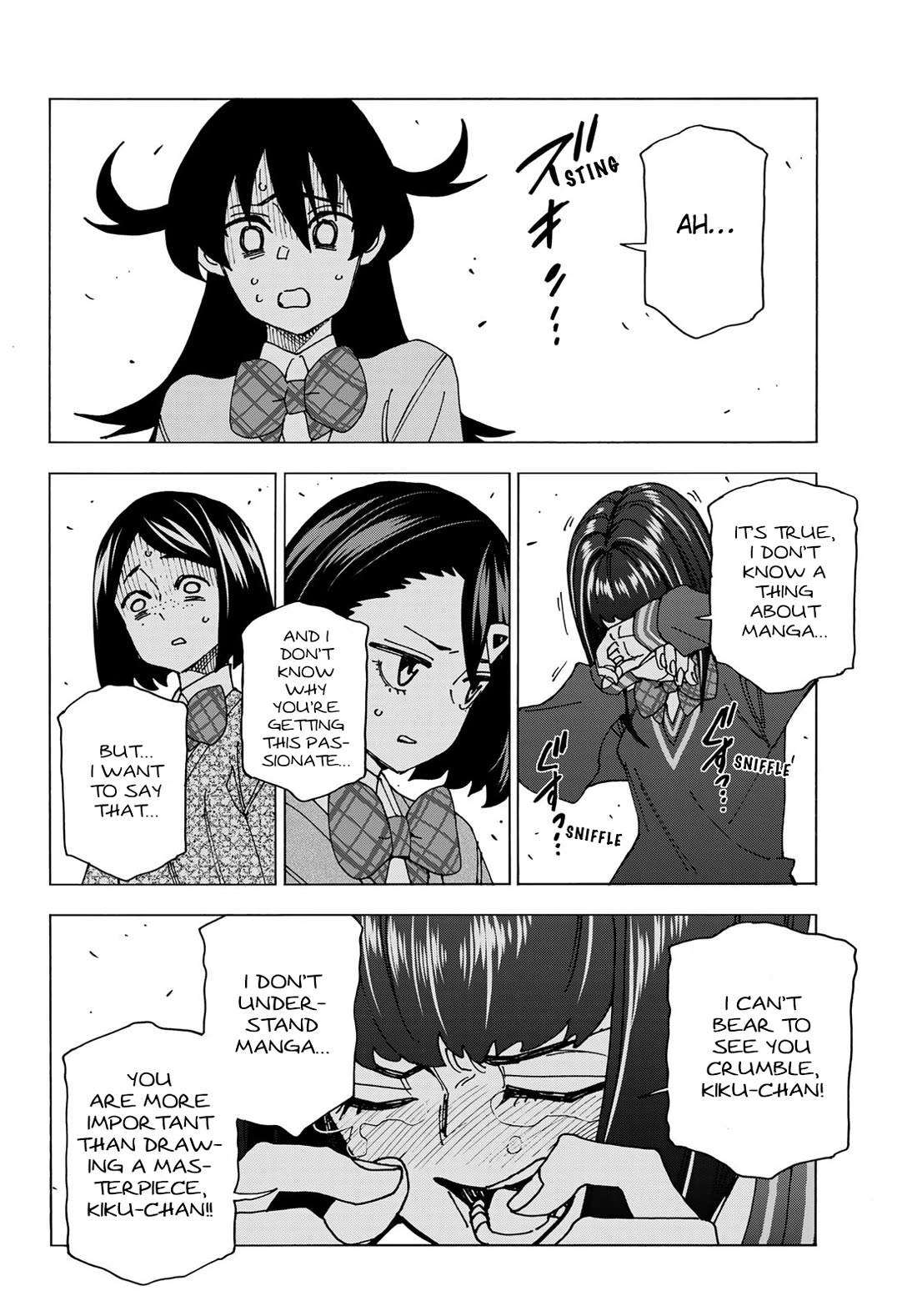 The Story Between a Dumb Prefect and a High School Girl with an Inappropriate Skirt Length Chapter 71 page 14 - Chapter 71: The story of the Dumb Manga-Club Members’ discussion on production