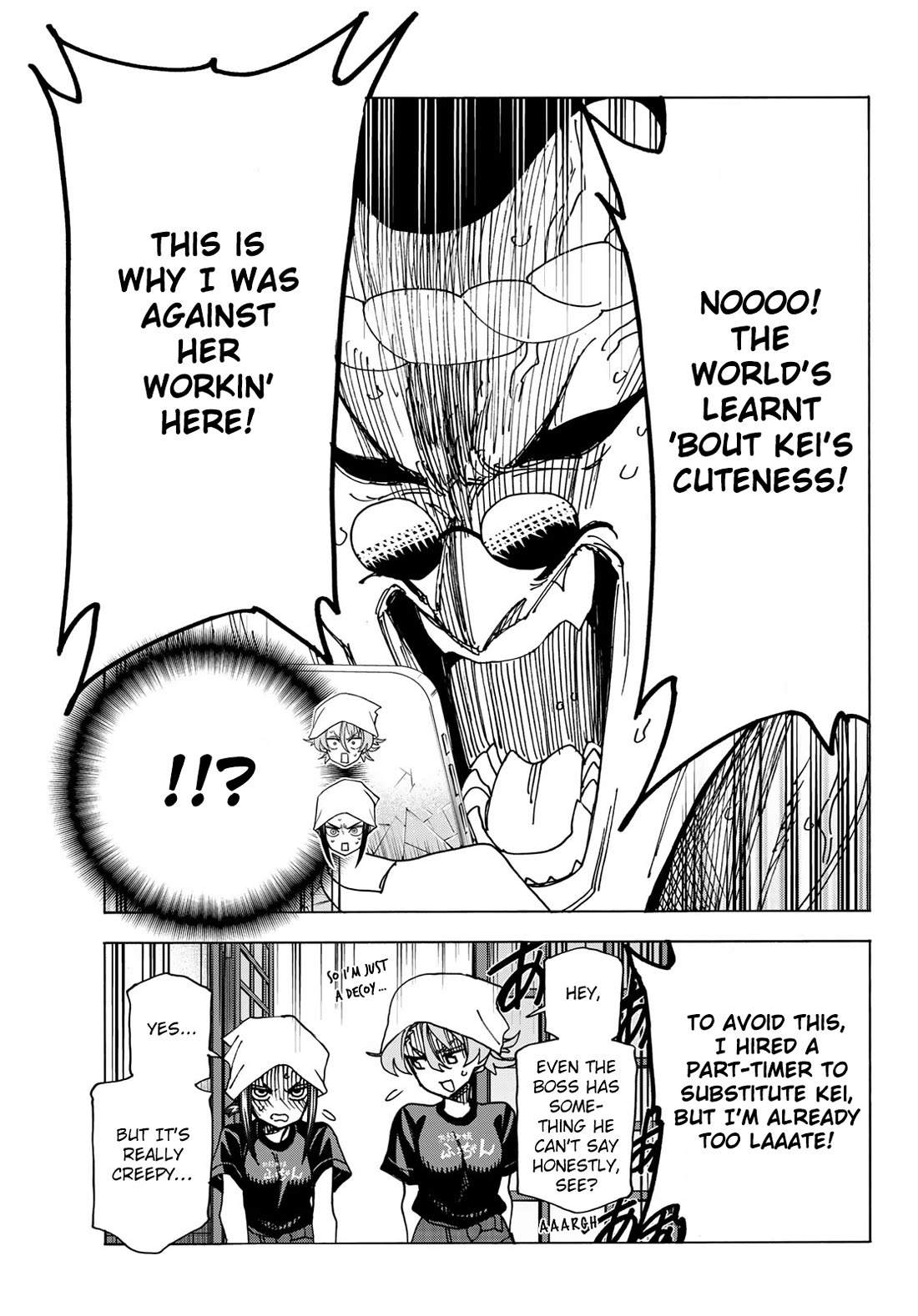 The Story Between a Dumb Prefect and a High School Girl with an Inappropriate Skirt Length Chapter 72 page 21 - Chapter 72: The Story of The Dumb Girl’s Part Time Job
