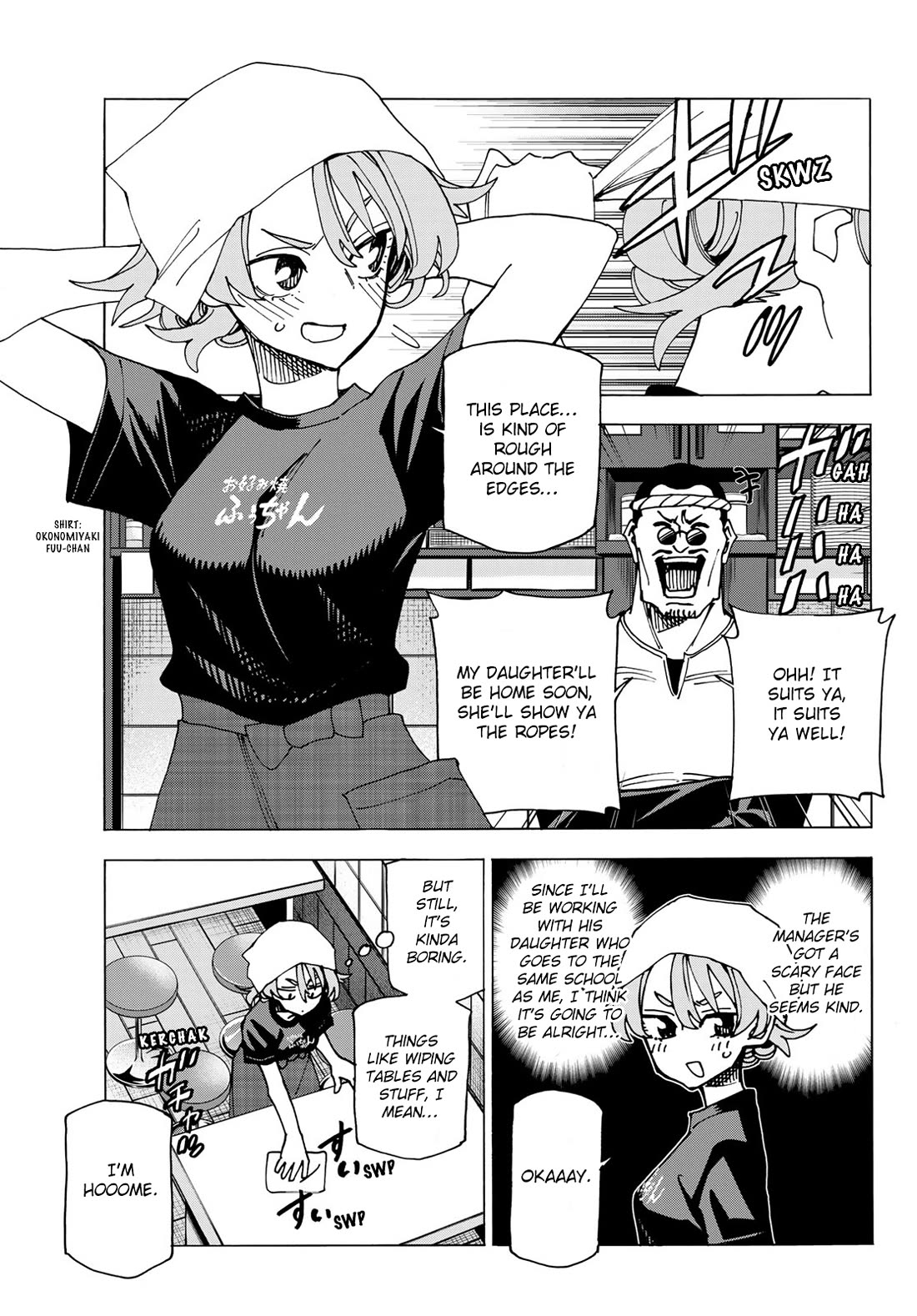 The Story Between a Dumb Prefect and a High School Girl with an Inappropriate Skirt Length Chapter 72 page 5 - Chapter 72: The Story of The Dumb Girl’s Part Time Job