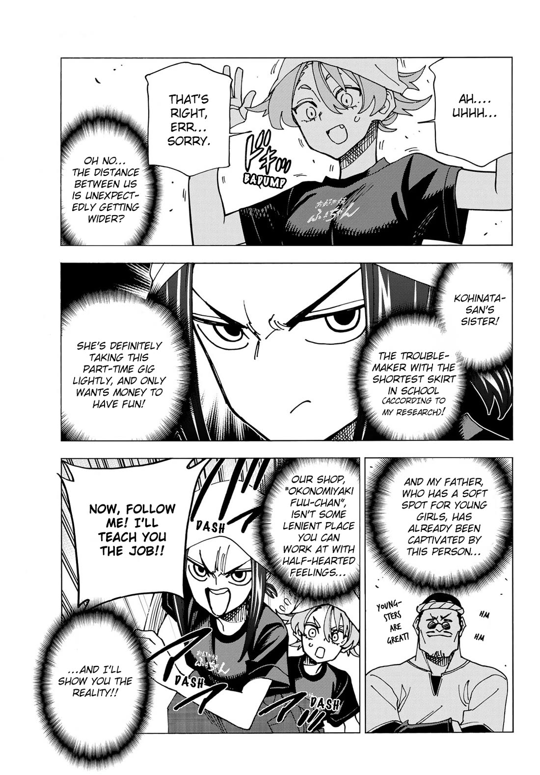 The Story Between a Dumb Prefect and a High School Girl with an Inappropriate Skirt Length Chapter 72 page 9 - Chapter 72: The Story of The Dumb Girl’s Part Time Job