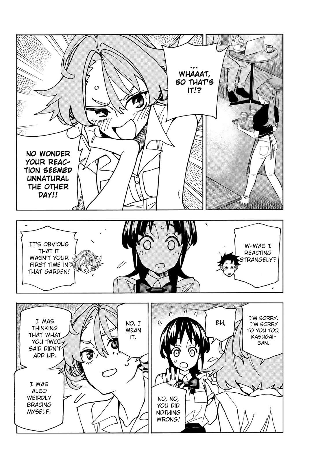 The Story Between a Dumb Prefect and a High School Girl with an Inappropriate Skirt Length Chapter 74 page 12 - Chapter 74: The Story of a dumb guy, his dumb girlfriend and his dumb old friend