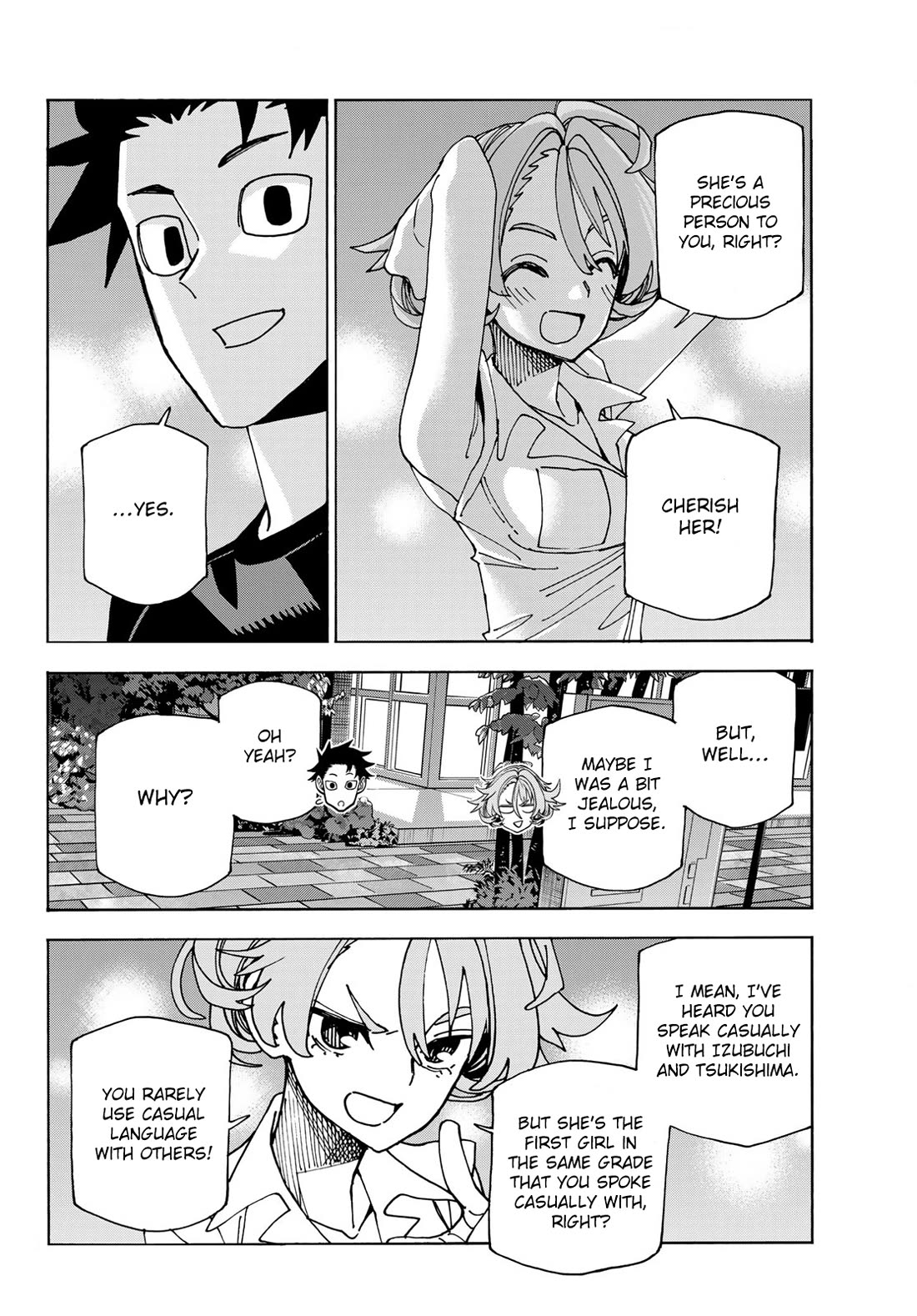 The Story Between a Dumb Prefect and a High School Girl with an Inappropriate Skirt Length Chapter 74 page 18 - Chapter 74: The Story of a dumb guy, his dumb girlfriend and his dumb old friend