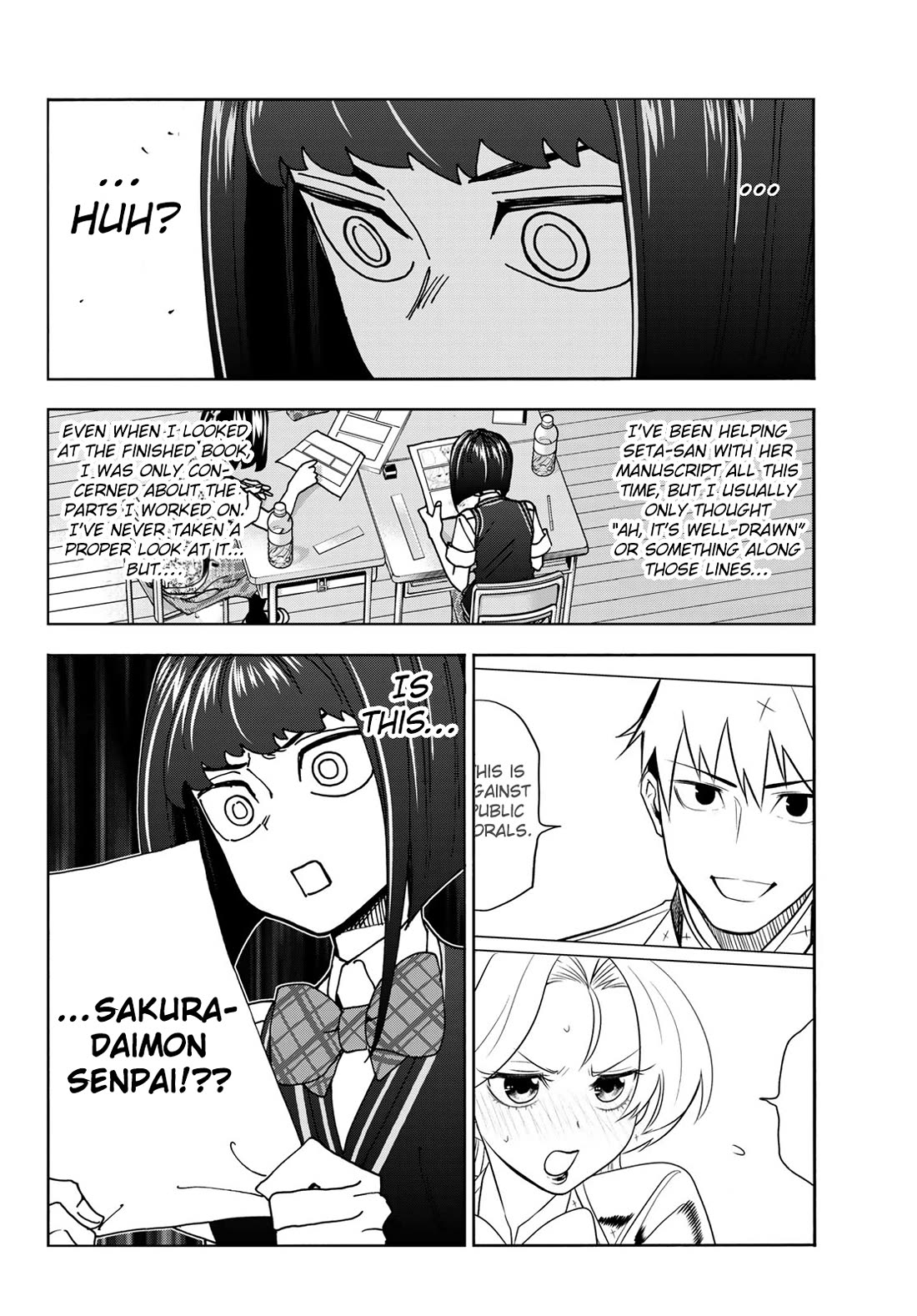 The Story Between a Dumb Prefect and a High School Girl with an Inappropriate Skirt Length Chapter 76 page 6 - Chapter 76: The Story of the Dumb Manga Club Members’ Summer Holiday