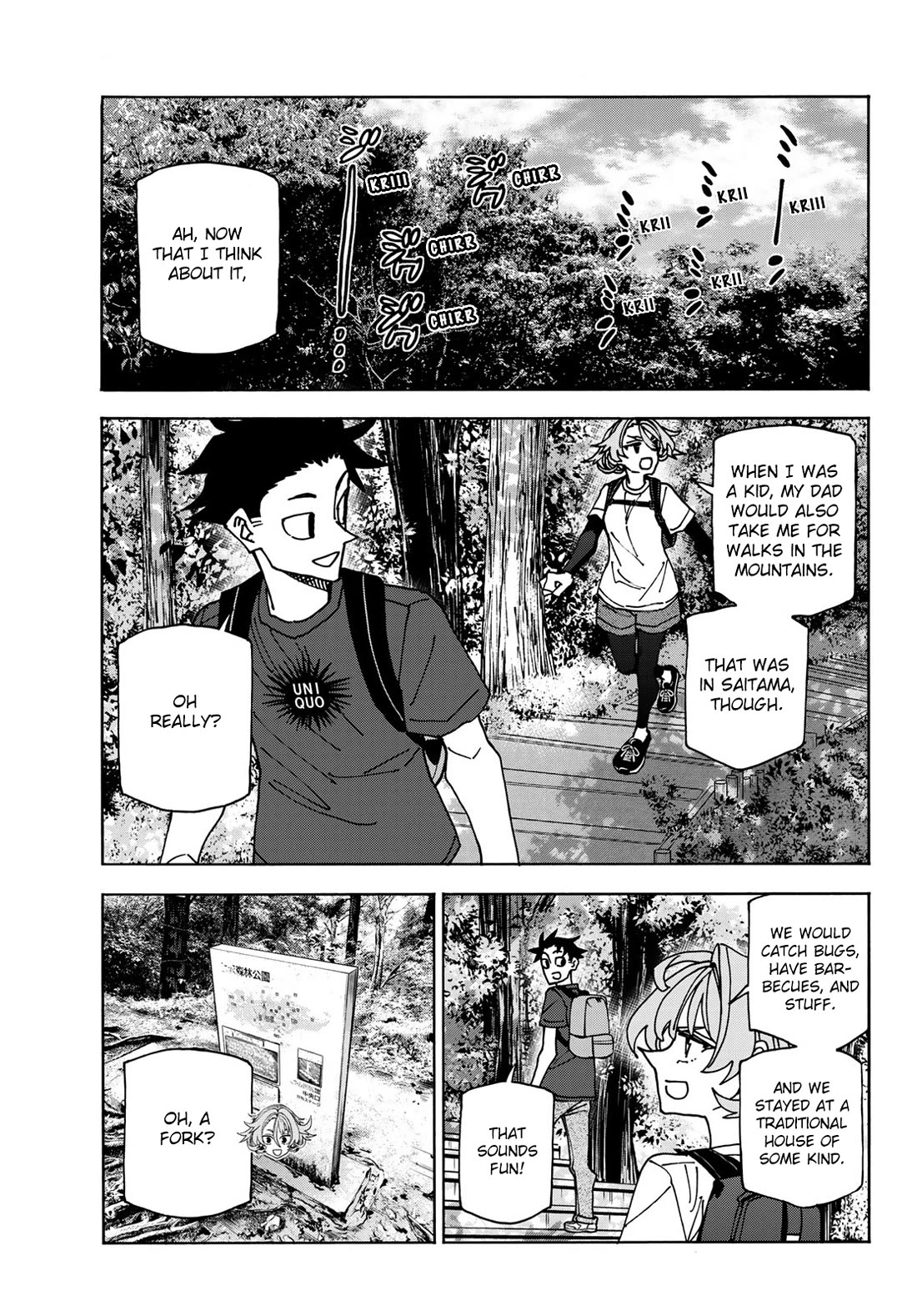 The Story Between a Dumb Prefect and a High School Girl with an Inappropriate Skirt Length Chapter 78 page 9 - Chapter 78: The Story of the Dumb Couple’s Hike