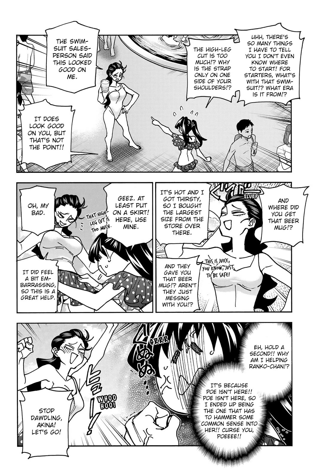 The Story Between a Dumb Prefect and a High School Girl with an Inappropriate Skirt Length Chapter 79 page 8 - Chapter 79: The Story of A Summer Day of The Two Dumb High School Girls