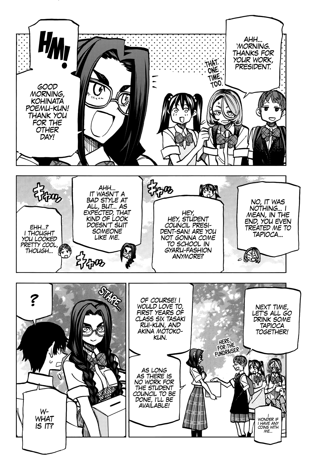 The Story Between a Dumb Prefect and a High School Girl with an Inappropriate Skirt Length Chapter 8 page 9 - Chapter 8: The Story About the Dumb Prefect’s School Student Council