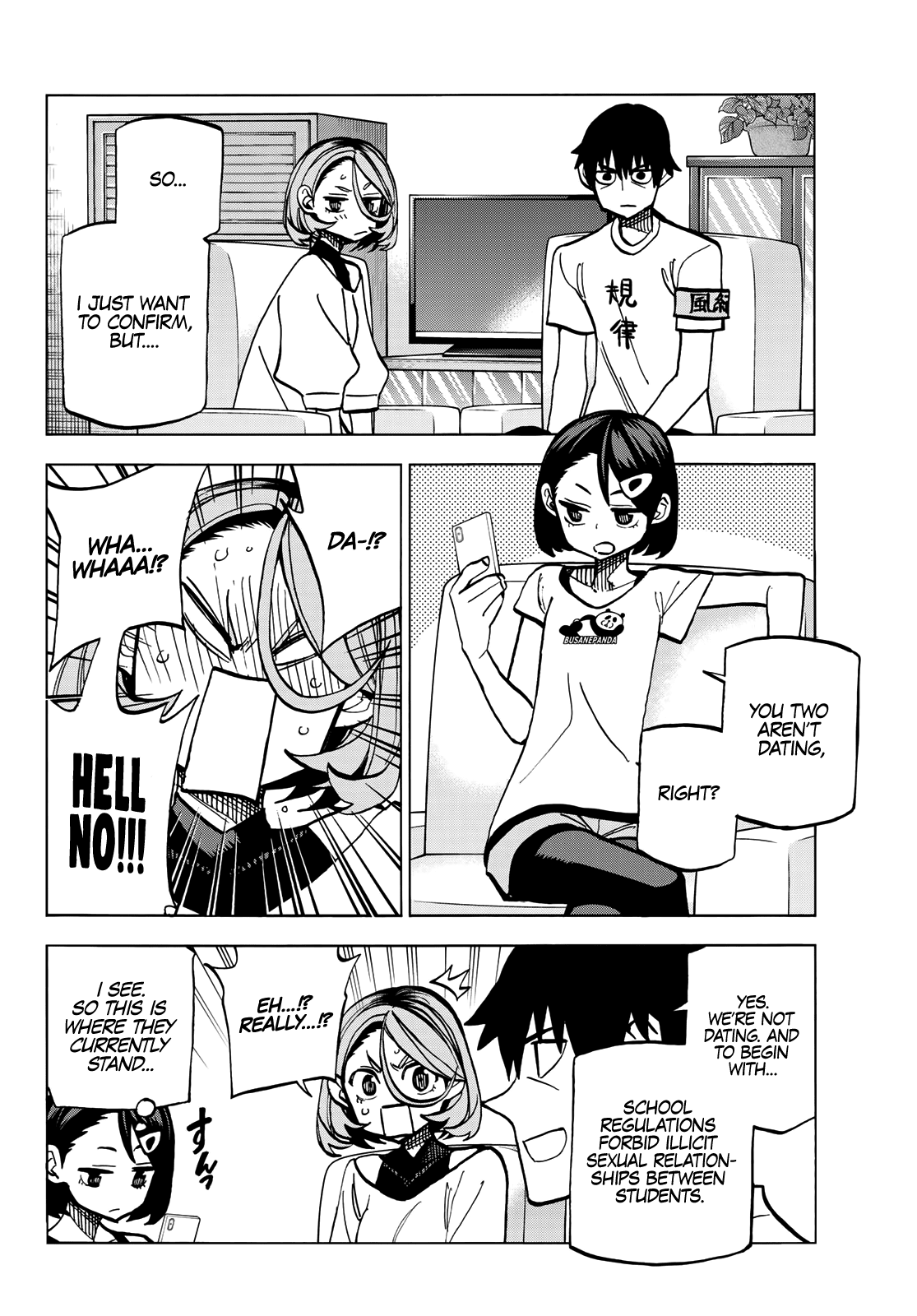 The Story Between a Dumb Prefect and a High School Girl with an Inappropriate Skirt Length Chapter 9 page 11 - Chapter 9: The Story About the Dumb Prefect and Spending the Day Off