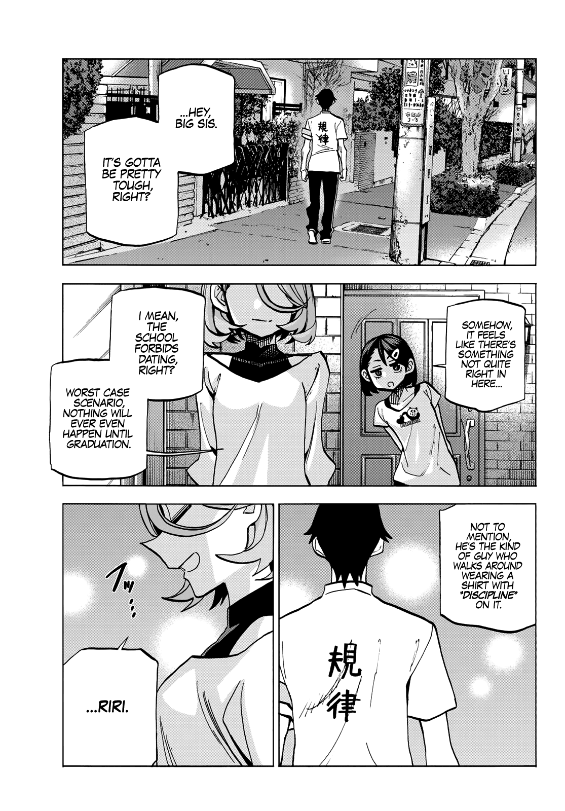 The Story Between a Dumb Prefect and a High School Girl with an Inappropriate Skirt Length Chapter 9 page 20 - Chapter 9: The Story About the Dumb Prefect and Spending the Day Off