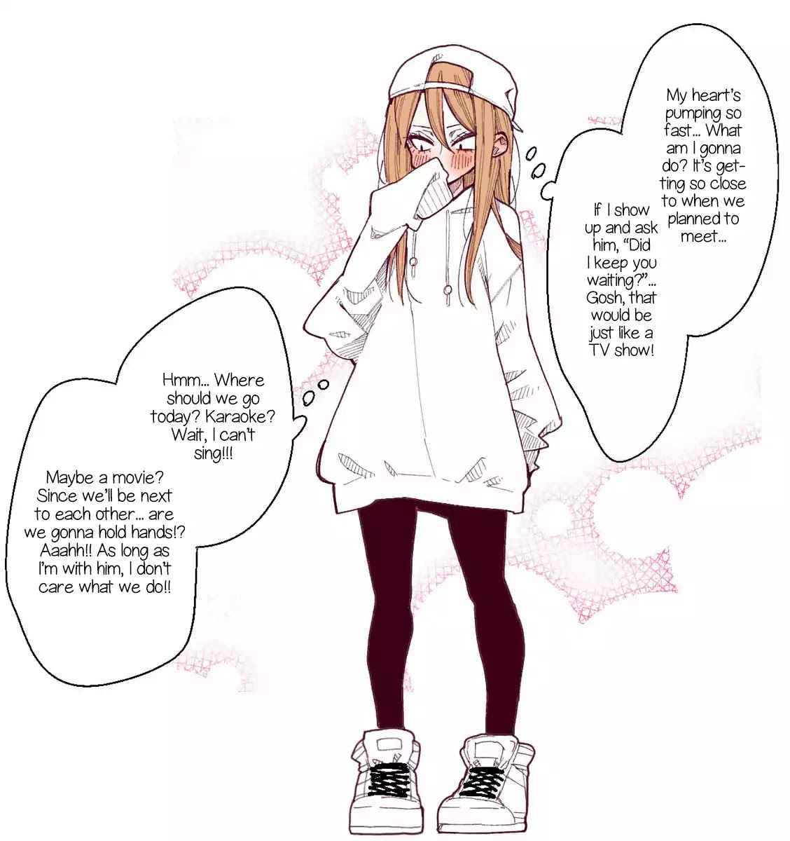 The Story of a Girl with Sanpaku Eyes Chapter 4.3 page 1 - Vol. 4 Chapter 3: She looks good in oversized shoes