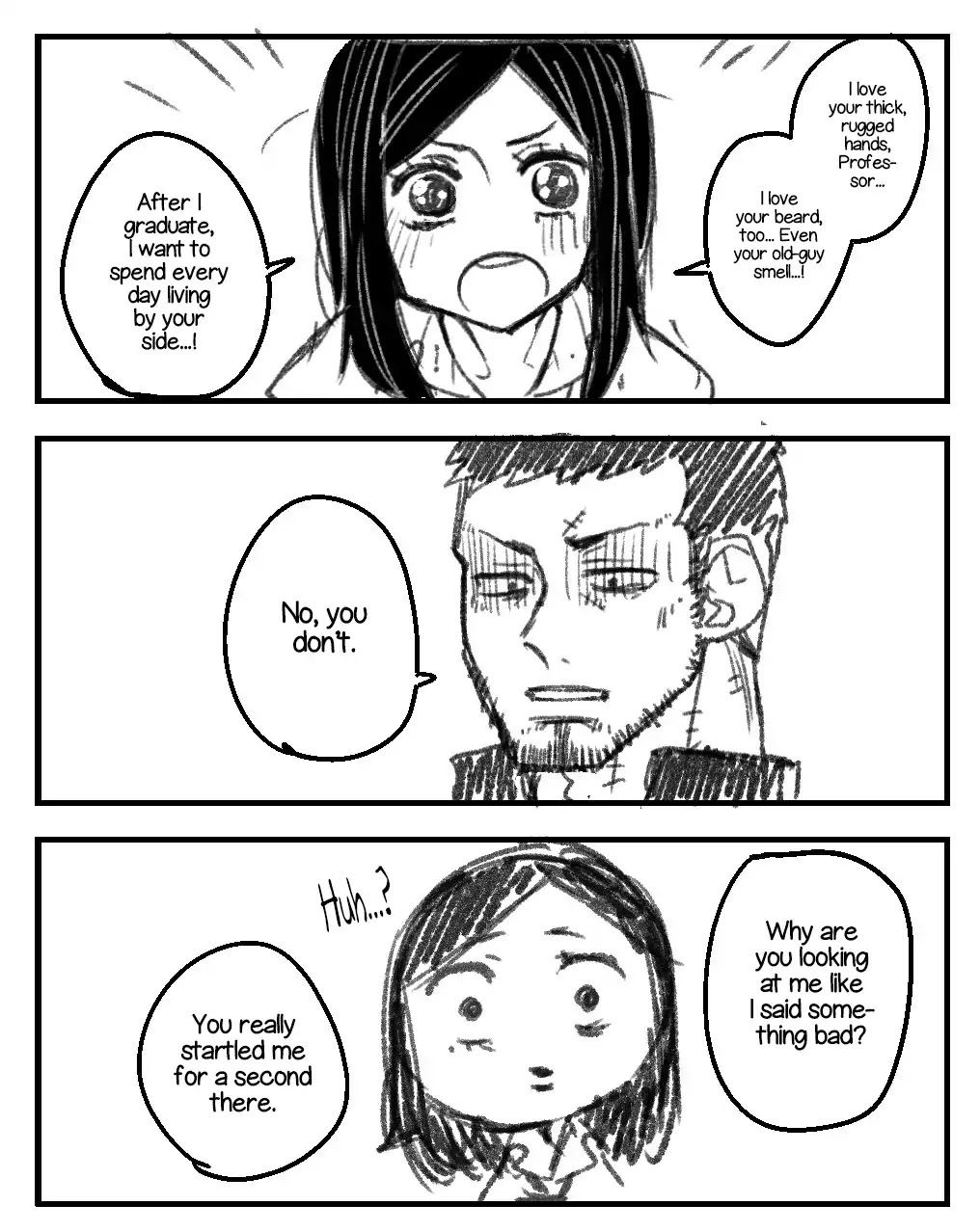 The Story of a Girl with Sanpaku Eyes Chapter 4.8 page 1 - Vol. 4 Chapter 8: Liking older men