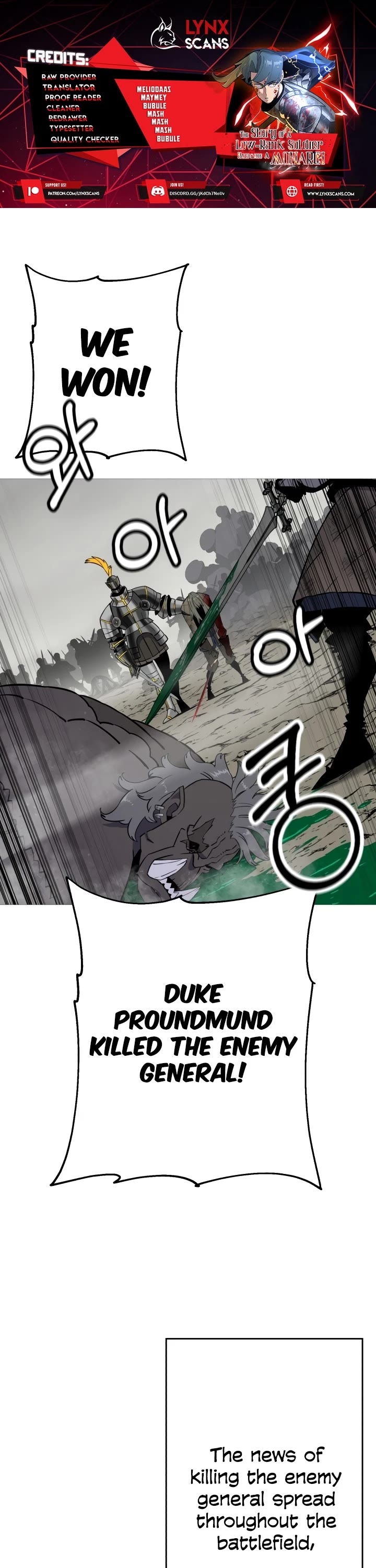 The Story of a Low-Rank Soldier Becoming a Monarch Chapter 114 page 1 - Chapter 114