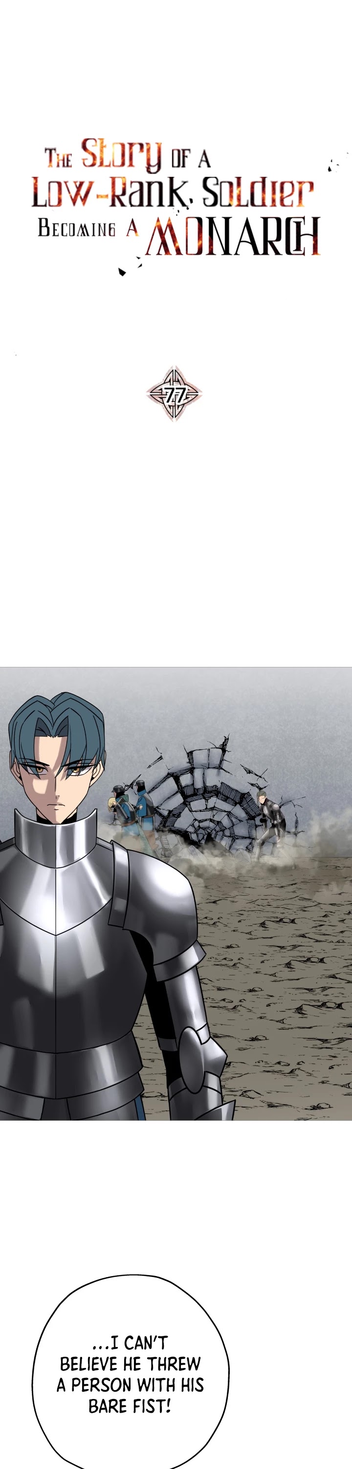 The Story of a Low-Rank Soldier Becoming a Monarch Chapter 77 page 2 - Chapter 77