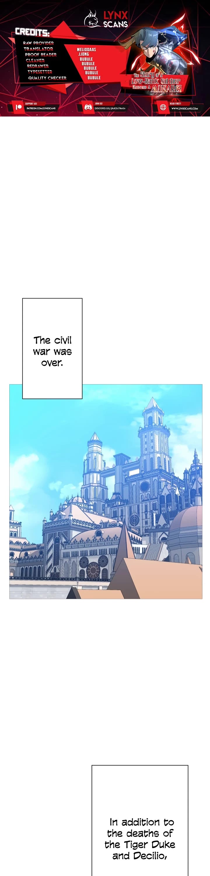 The Story of a Low-Rank Soldier Becoming a Monarch Chapter 98 page 1 - Chapter 98