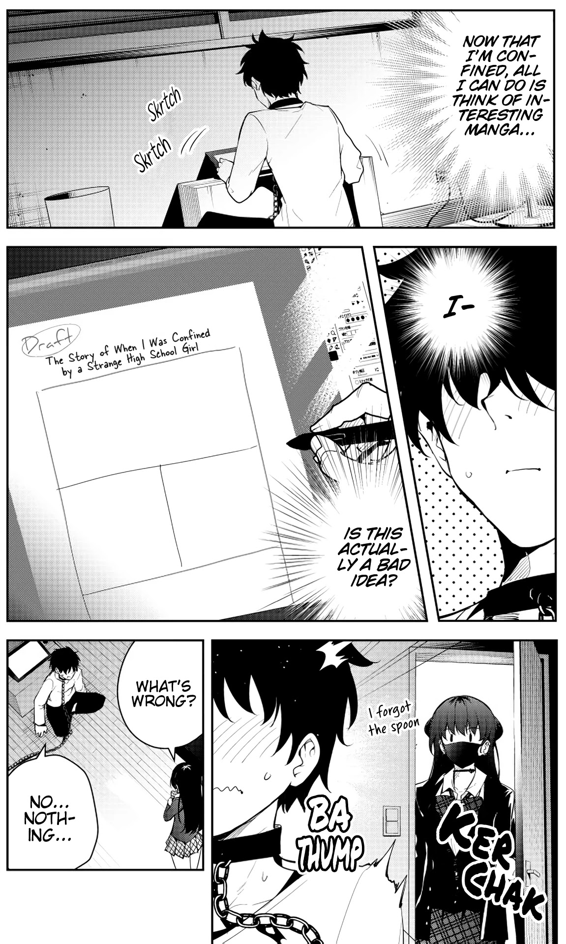 The Story of a Manga Artist Confined by a Strange High School Girl Chapter 11 page 3 - Chapter 11