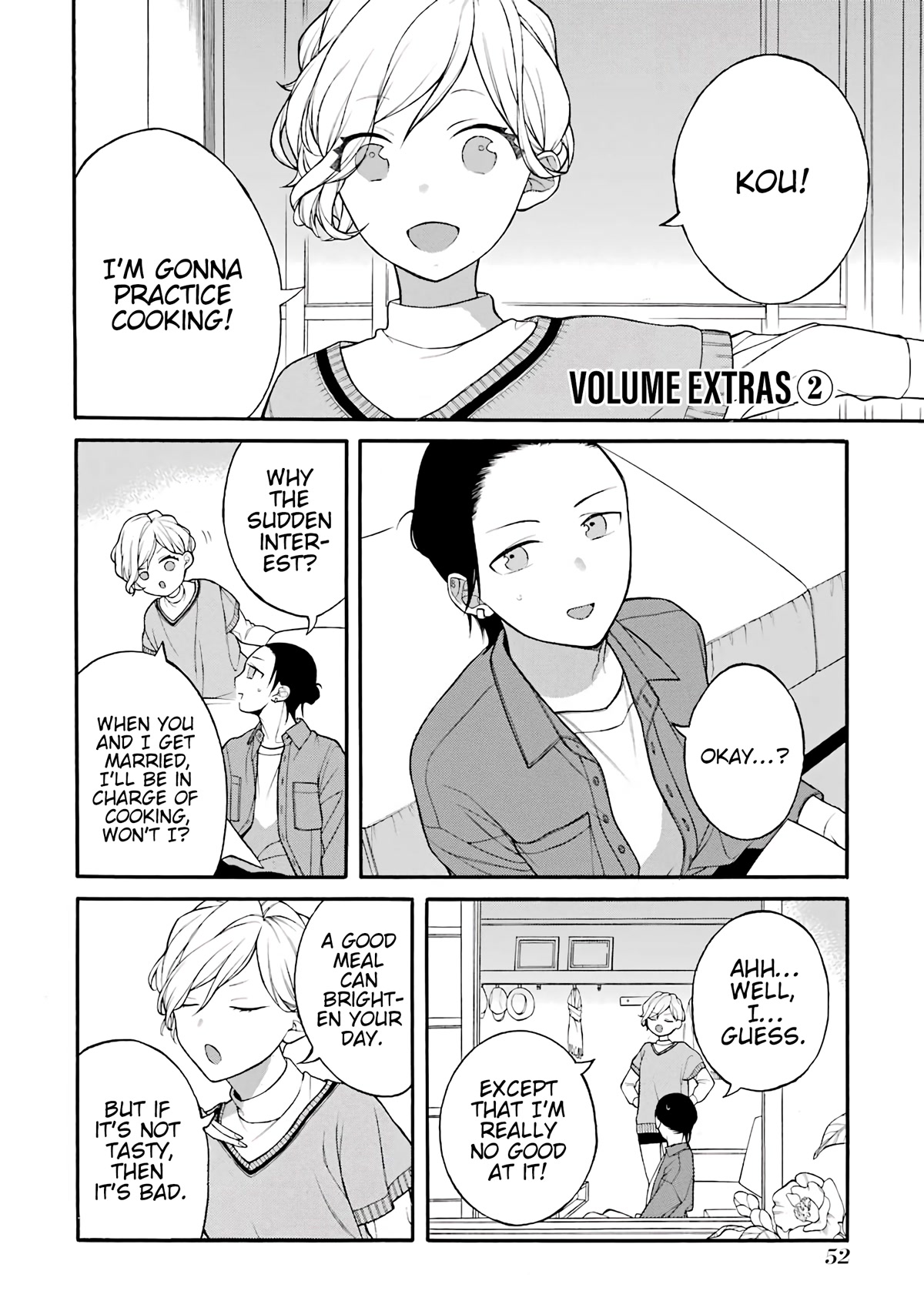 The Story of an Engaged Couple That Doesn't Get Along Chapter 19.5 page 1 - Chapter 19.5: Volume Extras 2