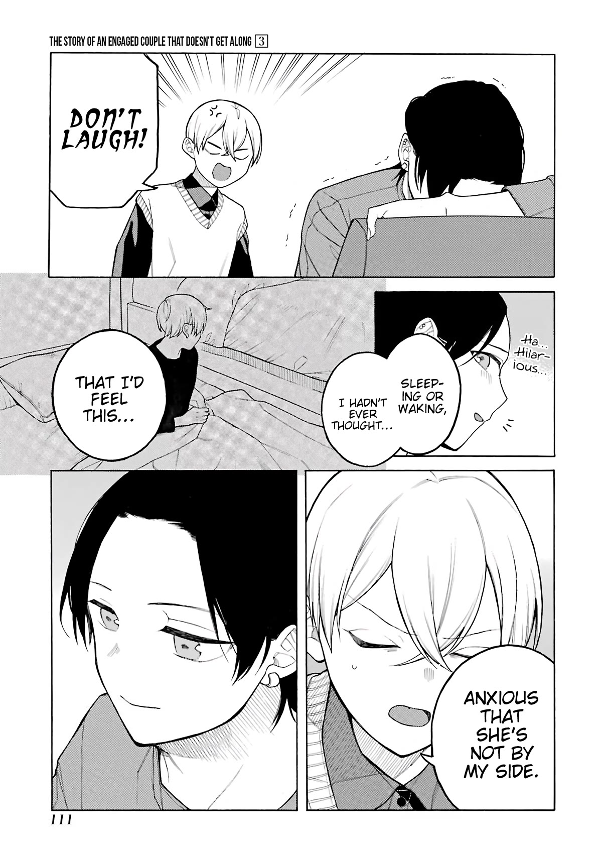 The Story of an Engaged Couple That Doesn't Get Along Chapter 37.5 page 4 - Chapter 37.5: Volume Extras 2 [END]