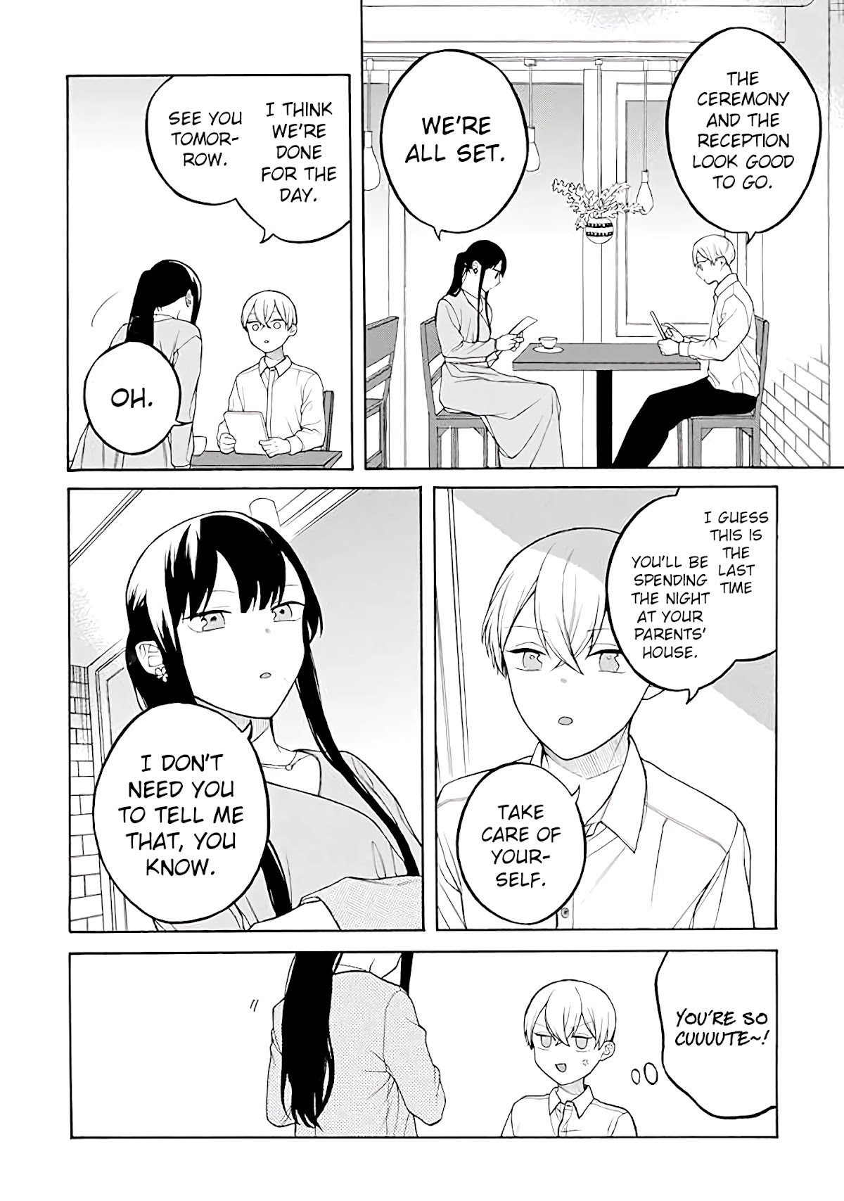 The Story of an Engaged Couple That Doesn't Get Along Chapter 37 page 18 - Chapter 37