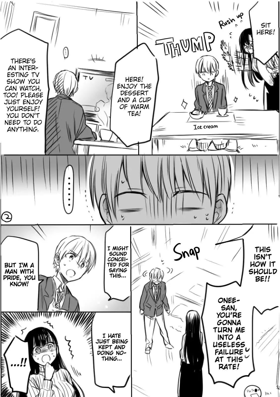 The Story of an Onee-San Who Wants to Keep a High School Boy Chapter 0.6 page 2 - Chapter 0.6