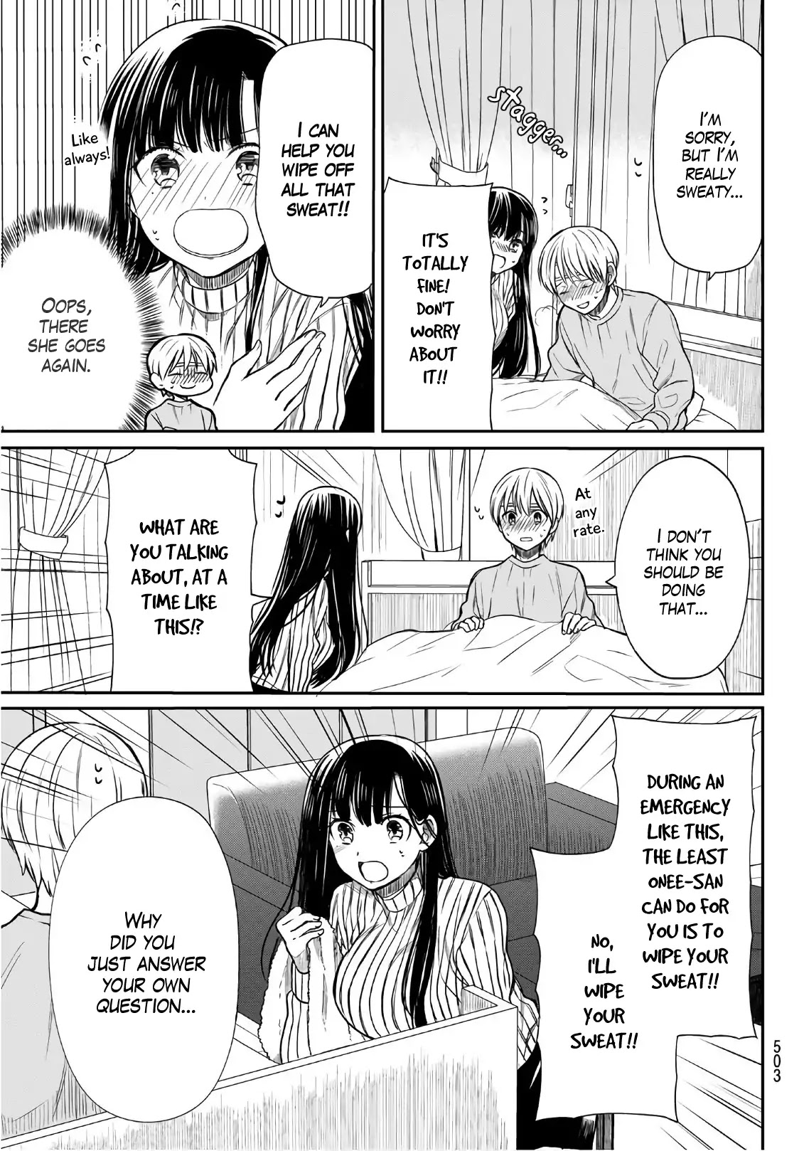 The Story of an Onee-San Who Wants to Keep a High School Boy Chapter 26 page 4 - Chapter 26: Under Onee-san's Care