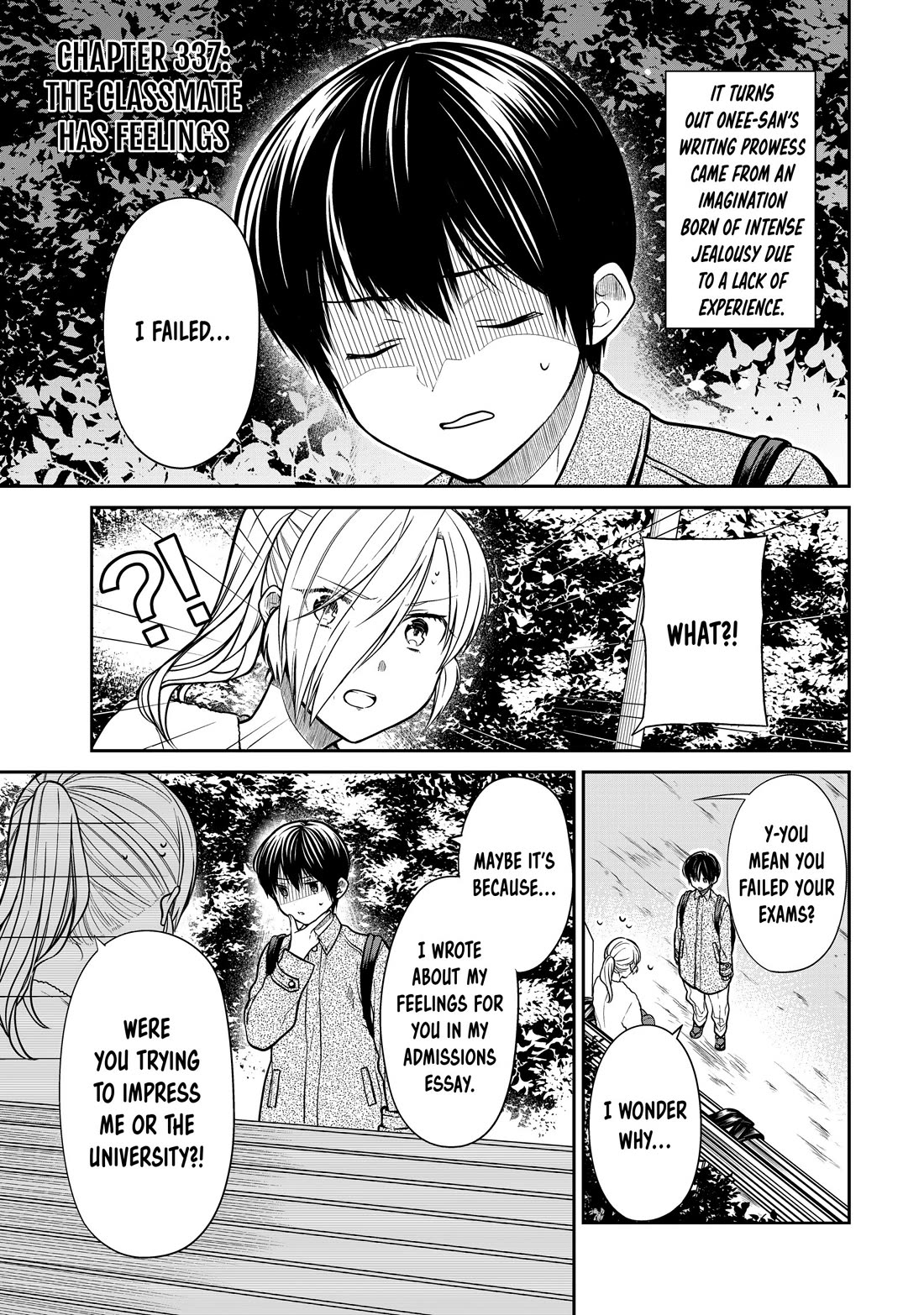 The Story of an Onee-San Who Wants to Keep a High School Boy Chapter 337 page 1 - Chapter 337