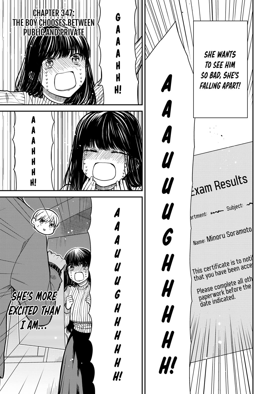 The Story of an Onee-San Who Wants to Keep a High School Boy Chapter 347 page 1 - Chapter 347