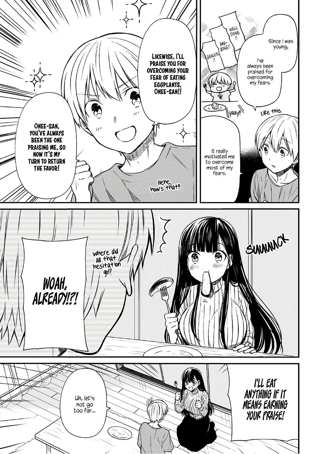 The Story of an Onee-San Who Wants to Keep a High School Boy Chapter 35 page 5 - Chapter 35: An Eggplant Treat