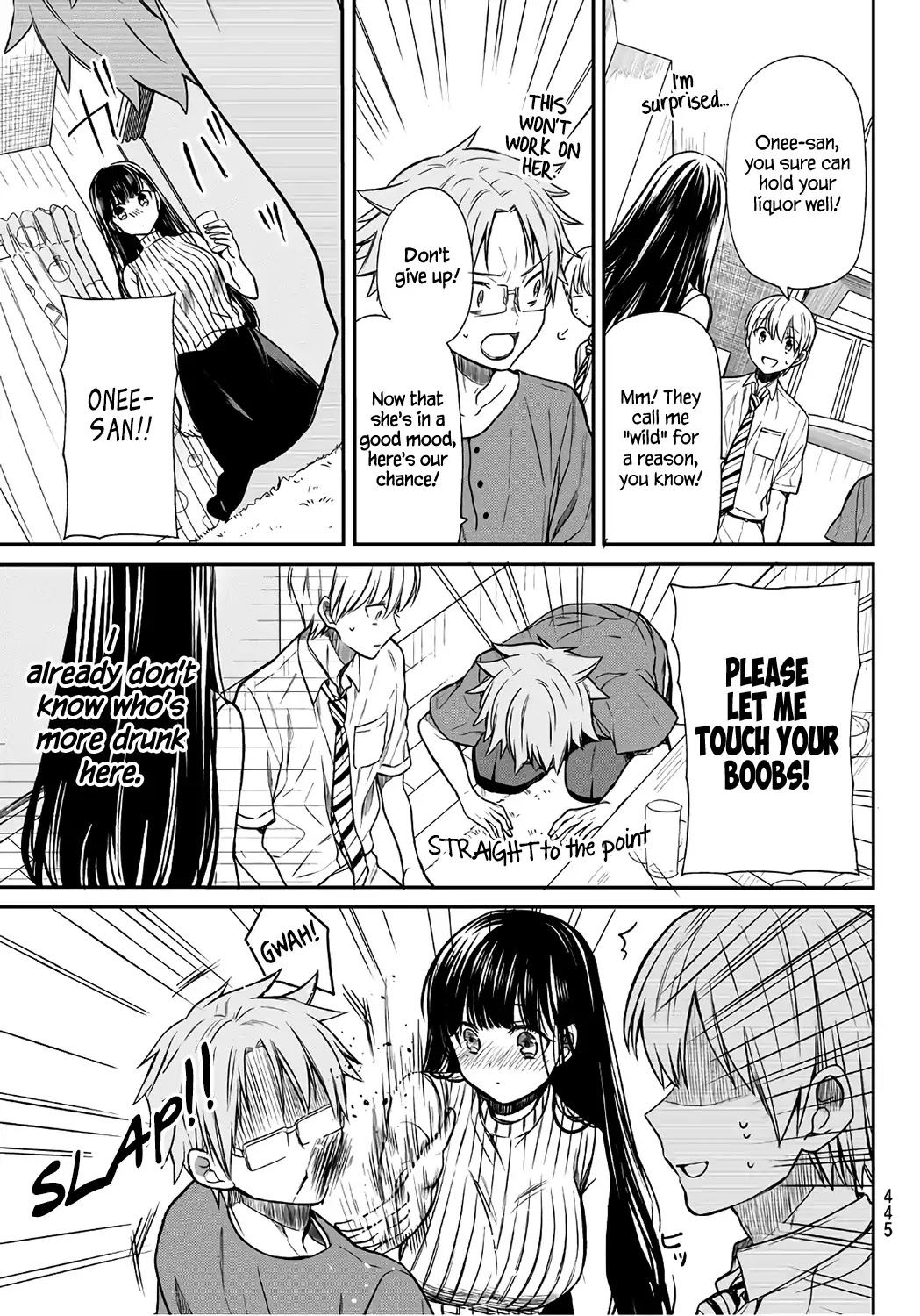 The Story of an Onee-San Who Wants to Keep a High School Boy Chapter 41 page 4 - Chapter 41: Operation Touch-Her-Boobs