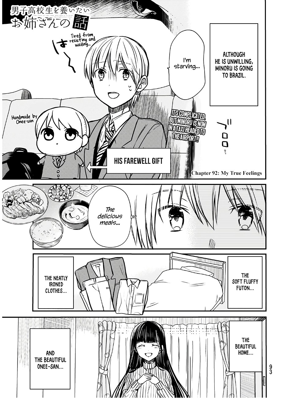 The Story of an Onee-San Who Wants to Keep a High School Boy Chapter 92 page 2 - Chapter 92: My True Feelings